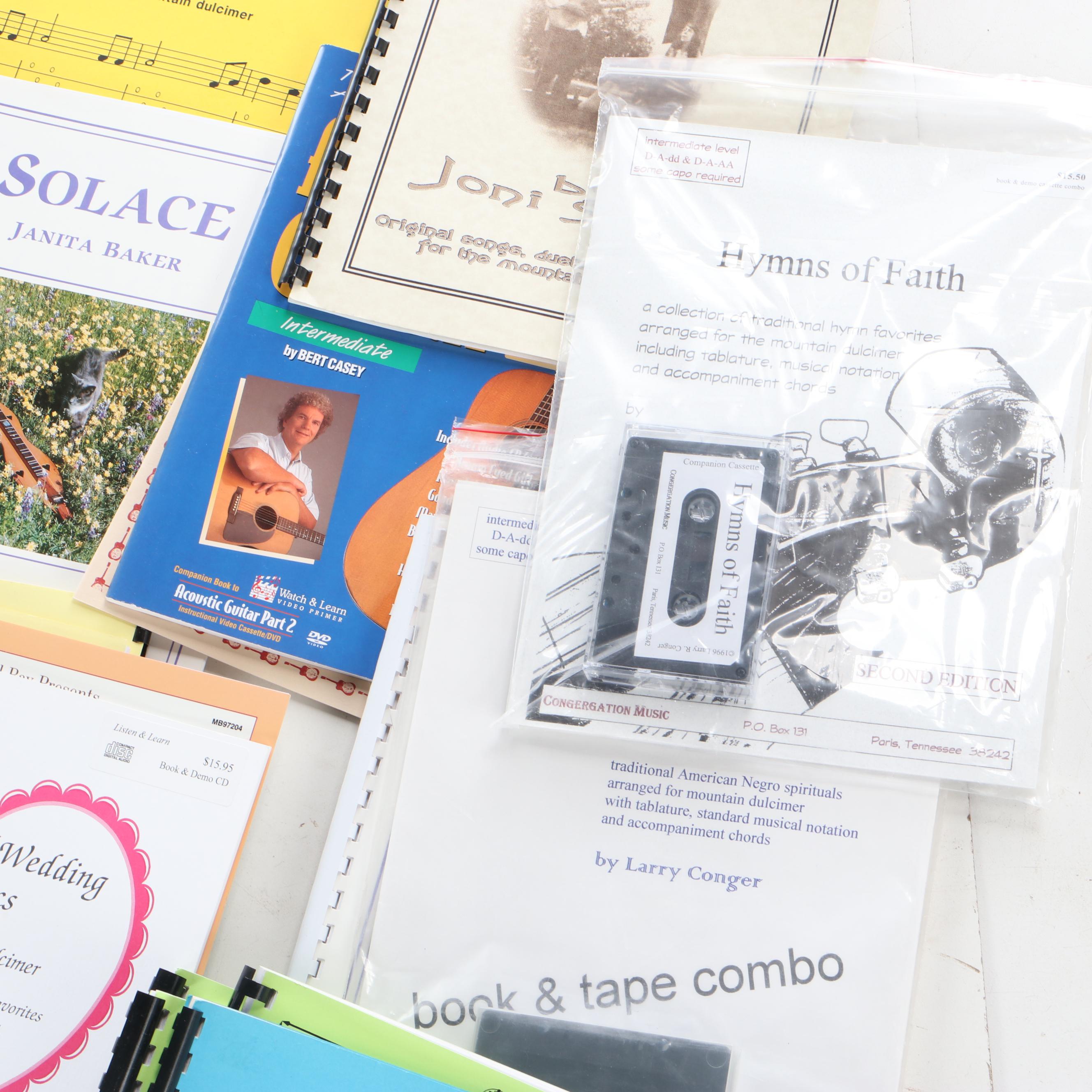 Mountain, Hammered and Fretted Dulcimer Songbooks and Instruction Manuals