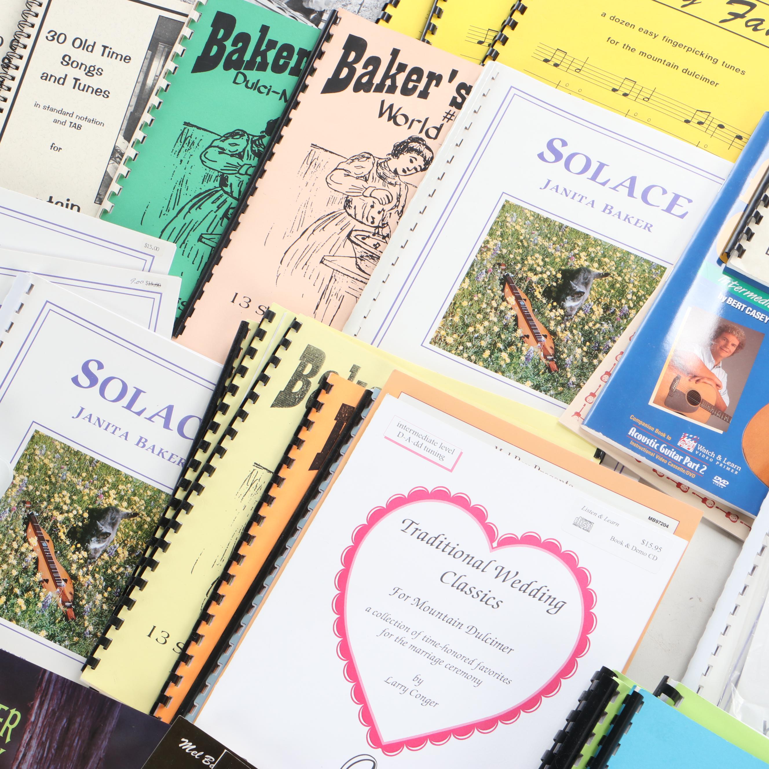 Mountain, Hammered and Fretted Dulcimer Songbooks and Instruction Manuals