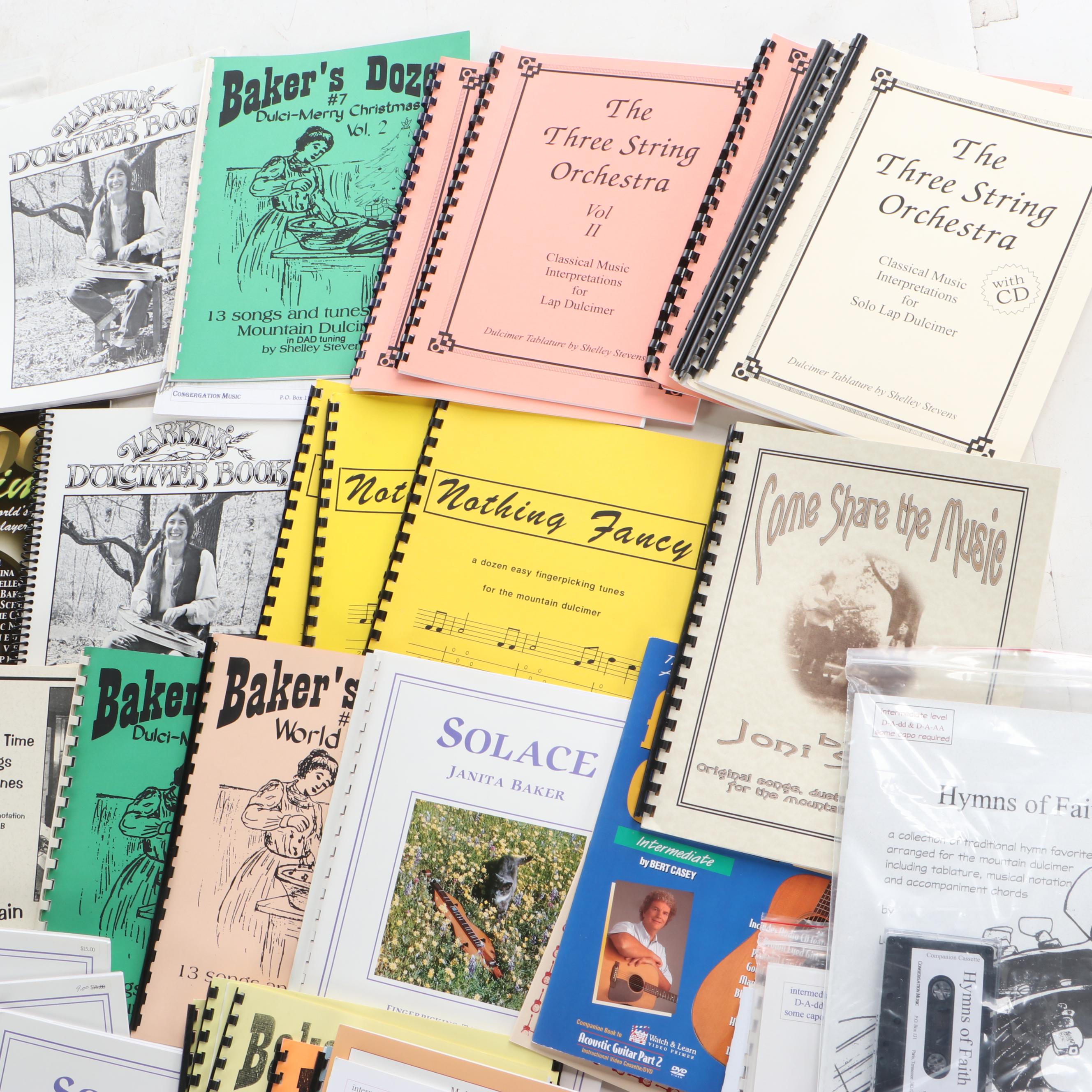 Mountain, Hammered and Fretted Dulcimer Songbooks and Instruction Manuals