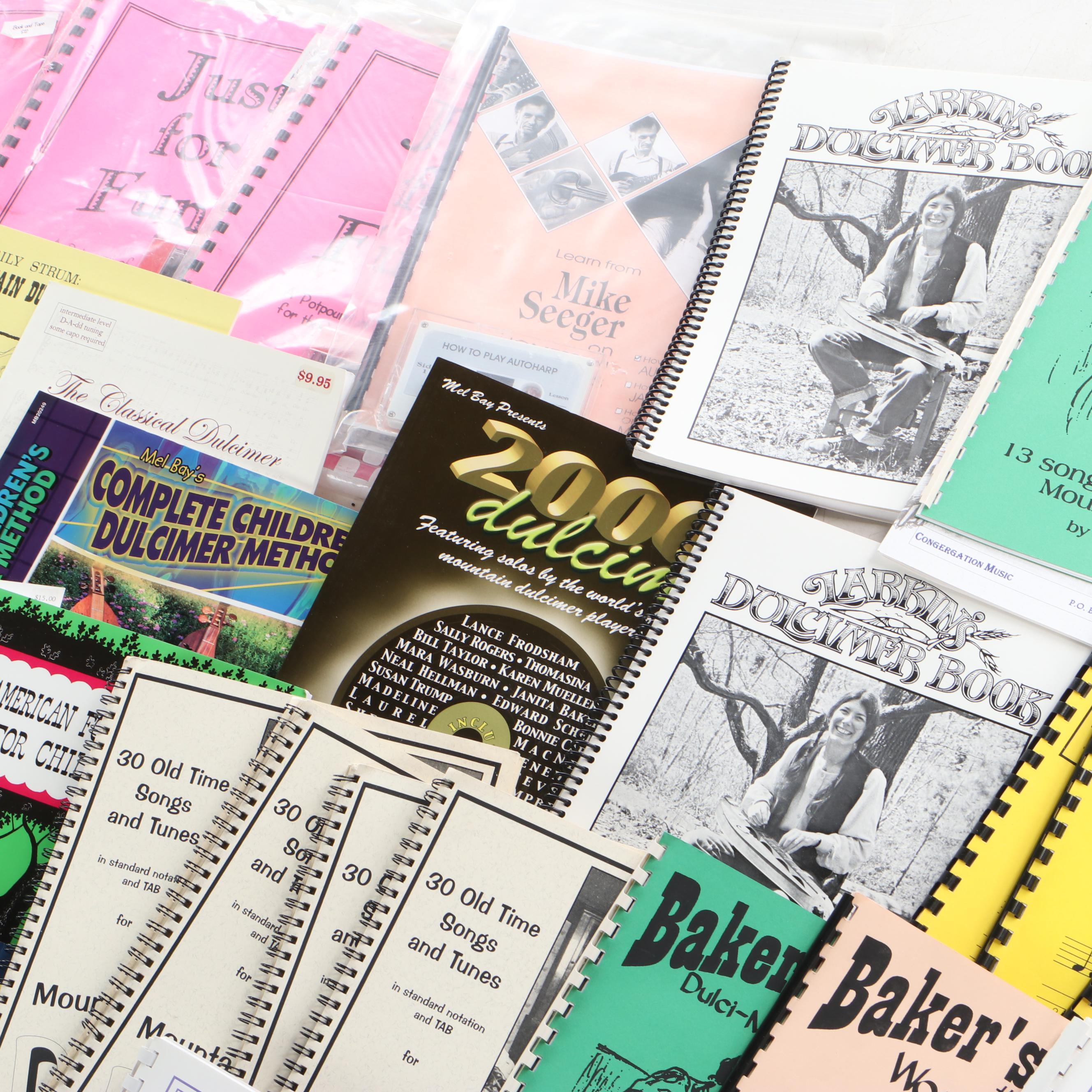 Mountain, Hammered and Fretted Dulcimer Songbooks and Instruction Manuals