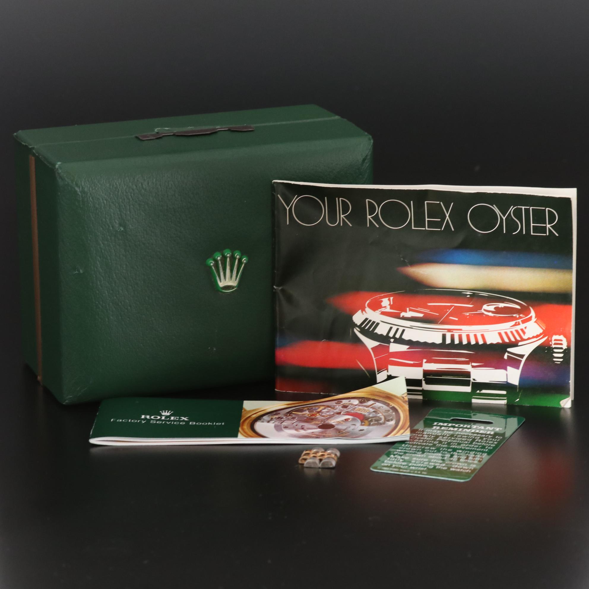 Rolex Date 14K Gold and Stainless Steel Automatic Watch, 1981