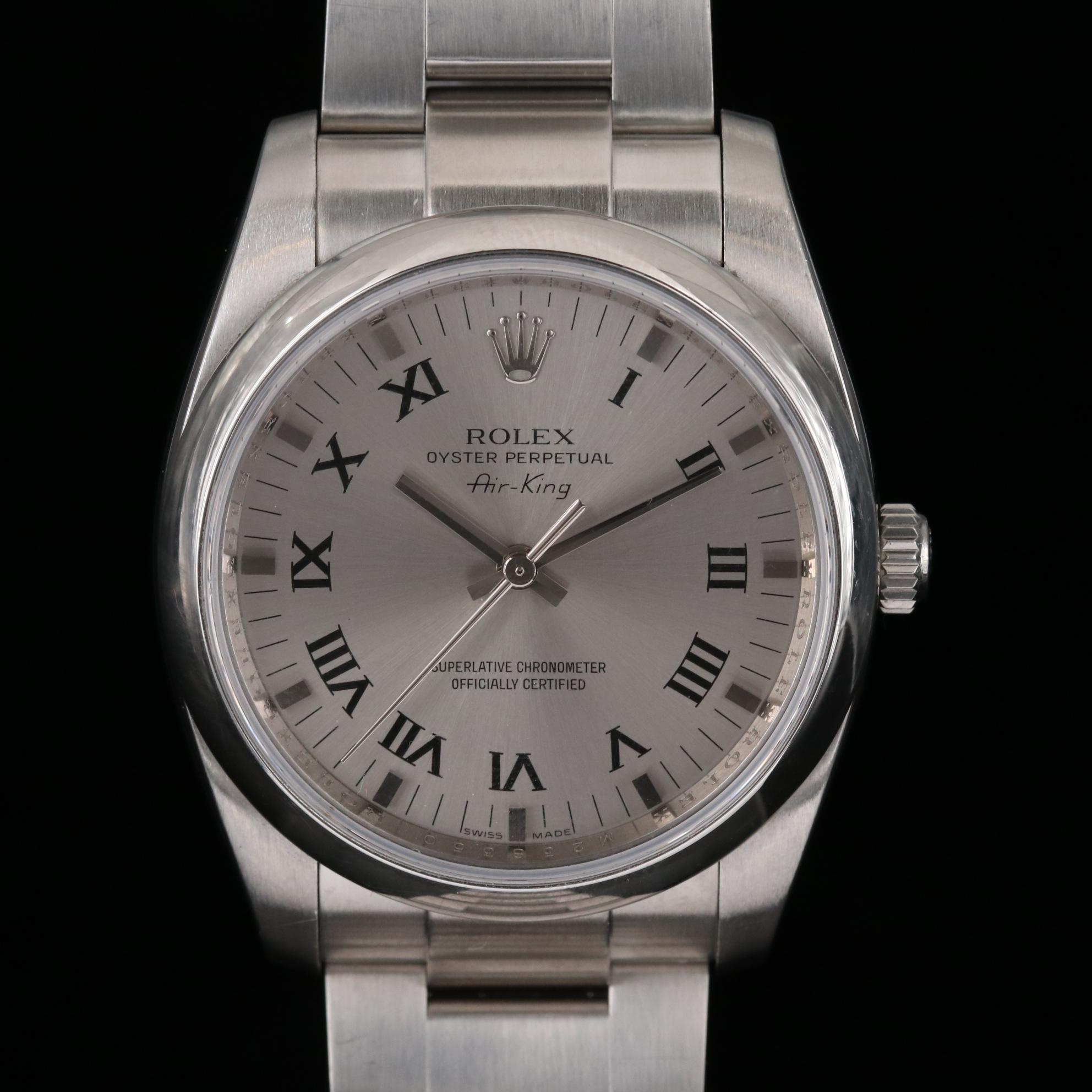 Rolex Air - King Stainless Steel Automatic Watch, 2008