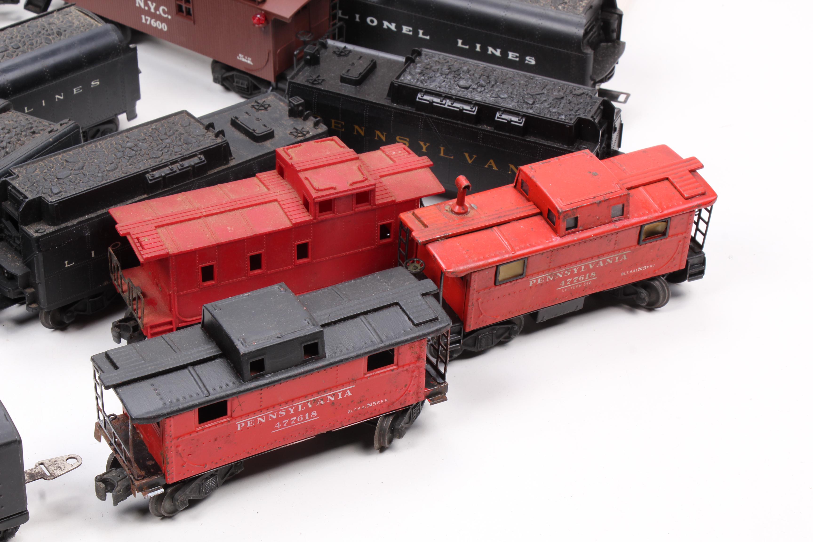 Lionel O Gauge Model Trains with Locomotives, Vintage