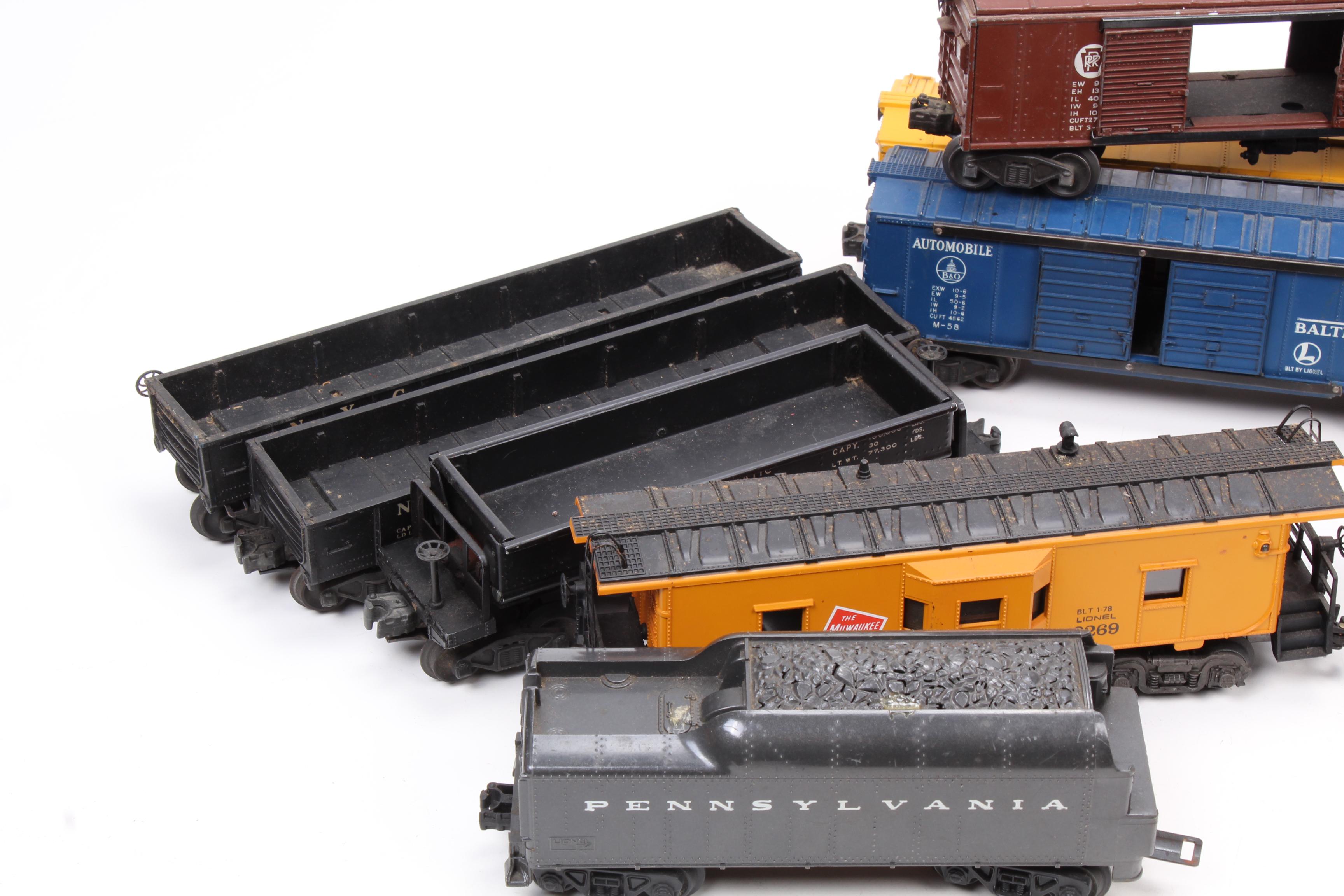 Lionel O Gauge Model Trains with Locomotives, Vintage