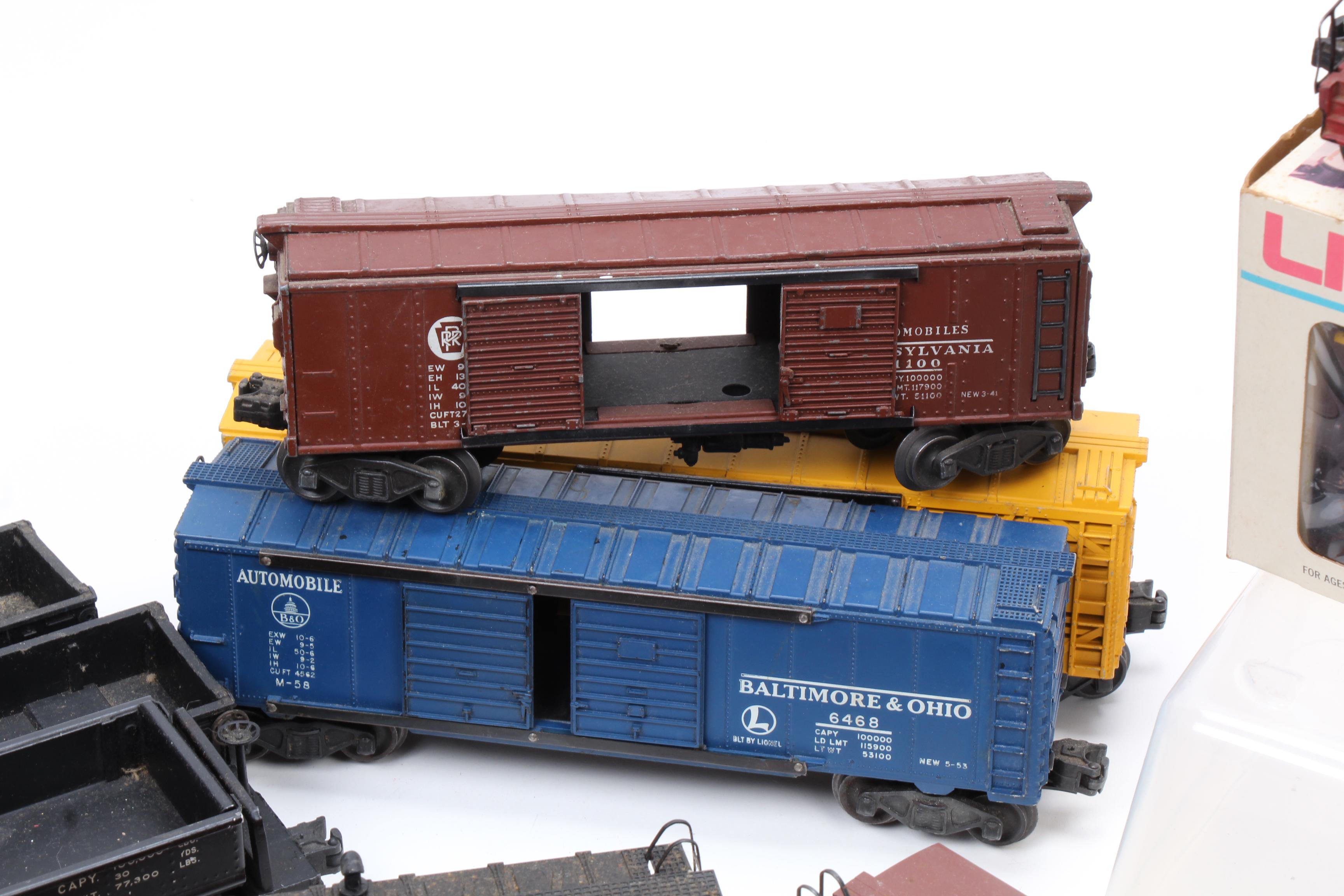 Lionel O Gauge Model Trains with Locomotives, Vintage