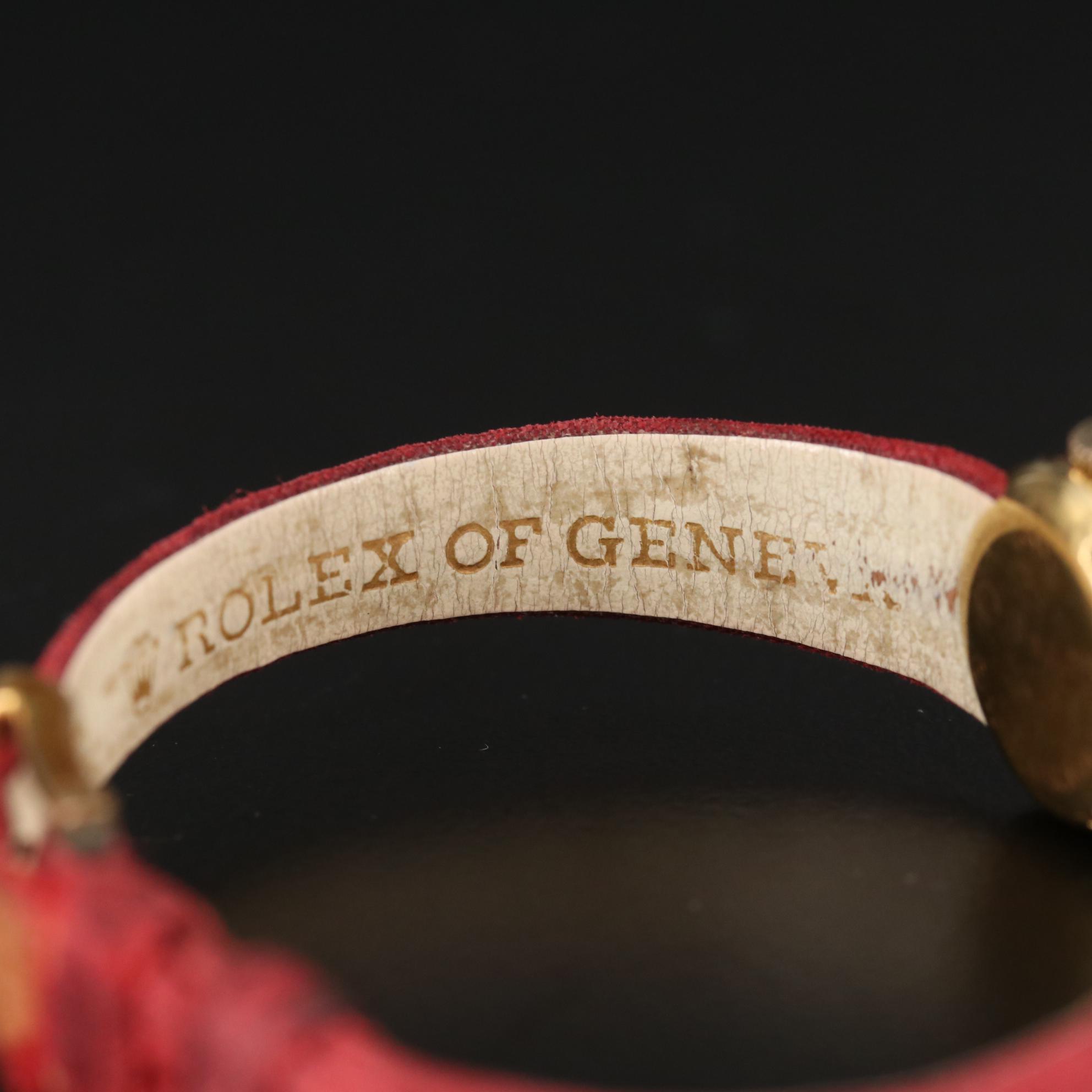 Rolex Orchid Chameleon 18K Yellow Gold Watch, Vintage