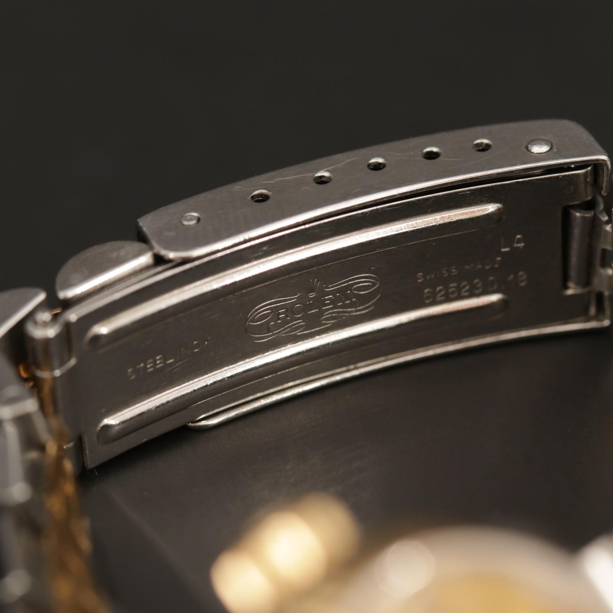 Rolex Datejust 18K Gold And Stainless Steel Automatic Watch, 1987