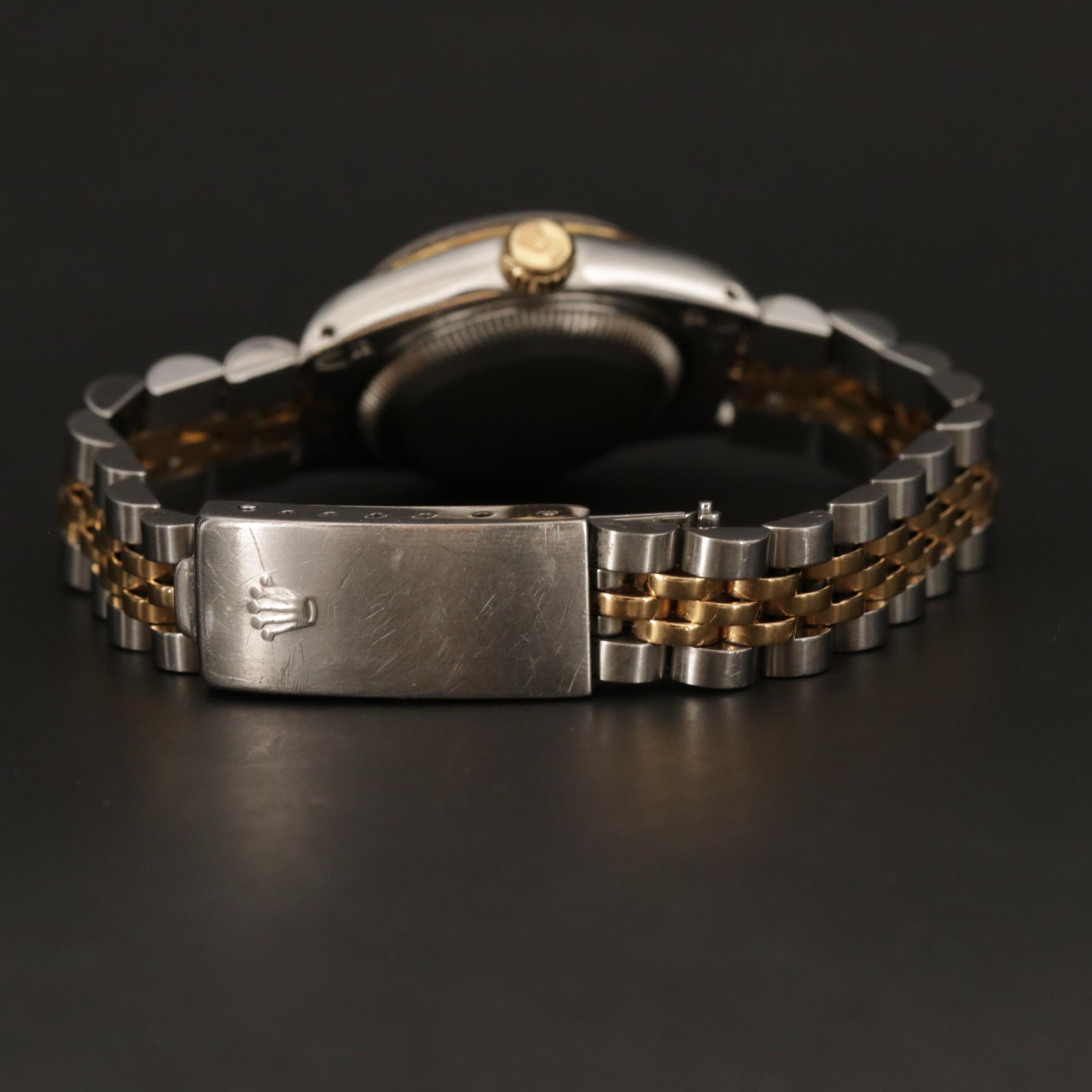 Rolex Datejust 18K Gold And Stainless Steel Automatic Watch, 1987