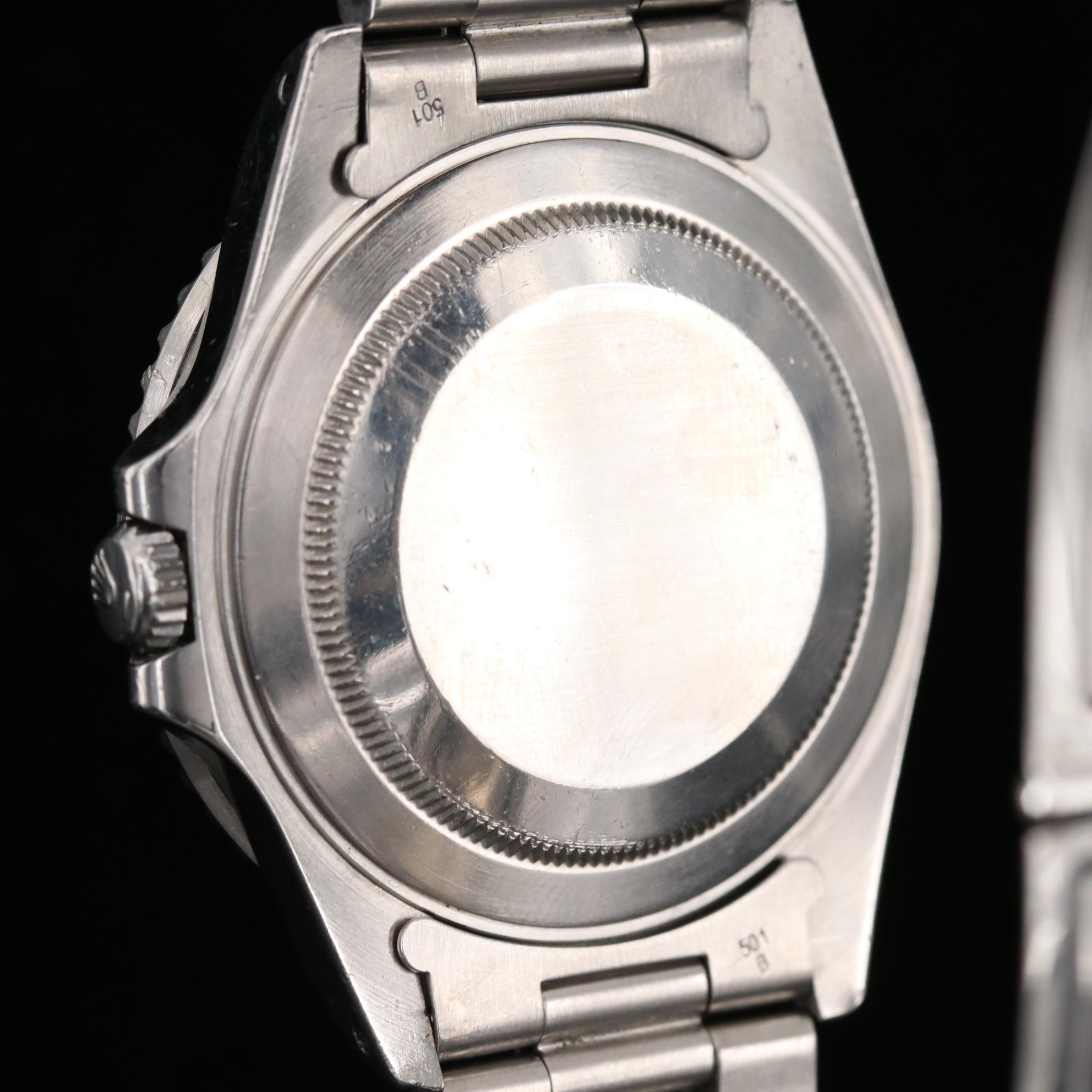 Rolex GMT-Master II "Coke" Stainless Steel Automatic Watch, 1991