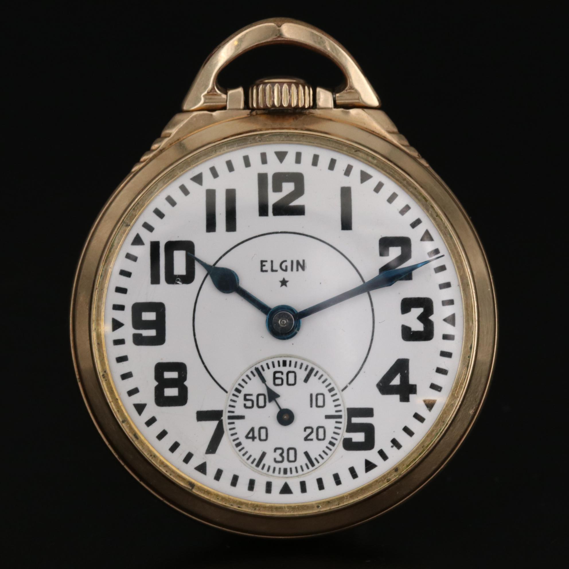 Vintage Elgin B.W.Raymond Gold Filled Railroad Grade, 1943