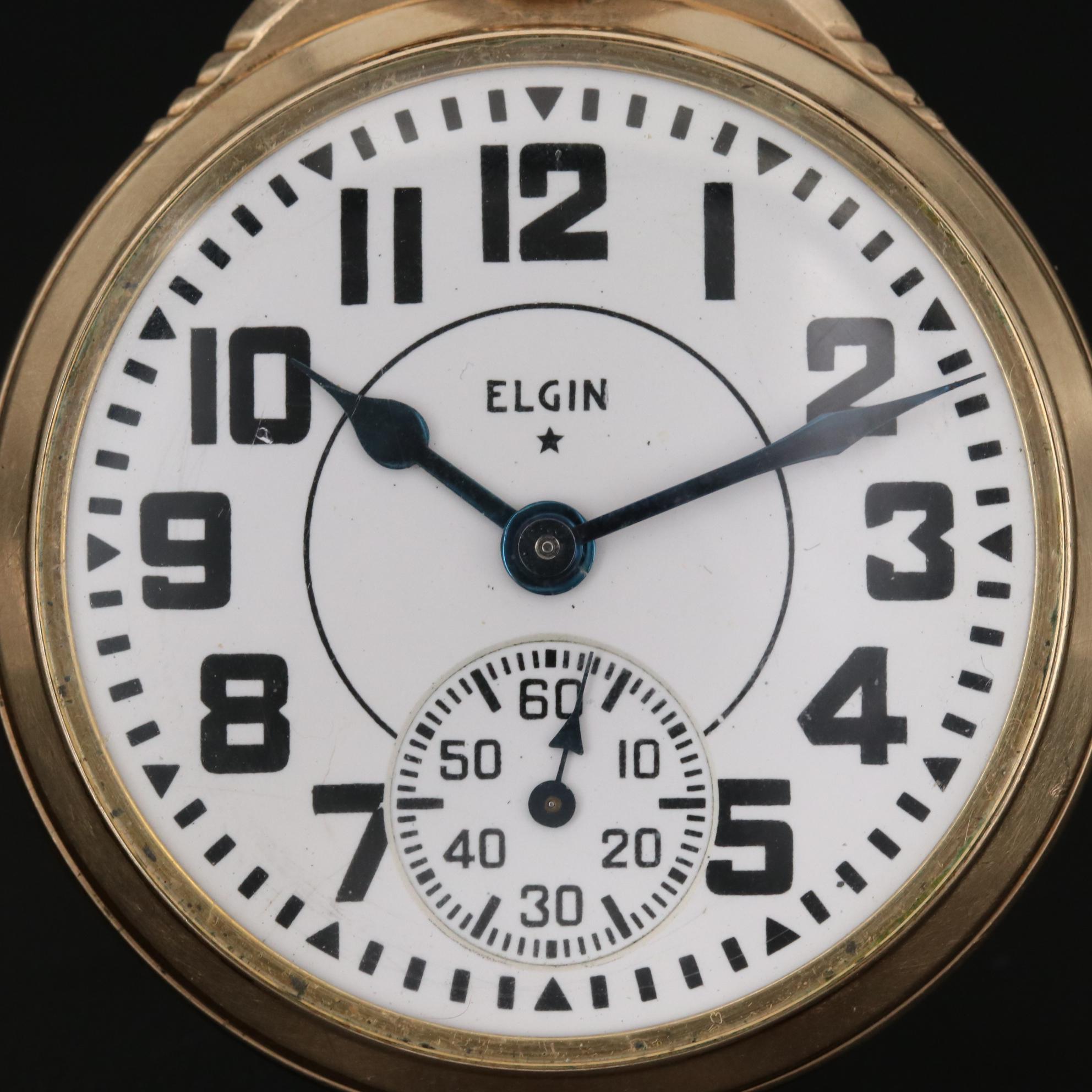 Vintage Elgin B.W.Raymond Gold Filled Railroad Grade, 1943