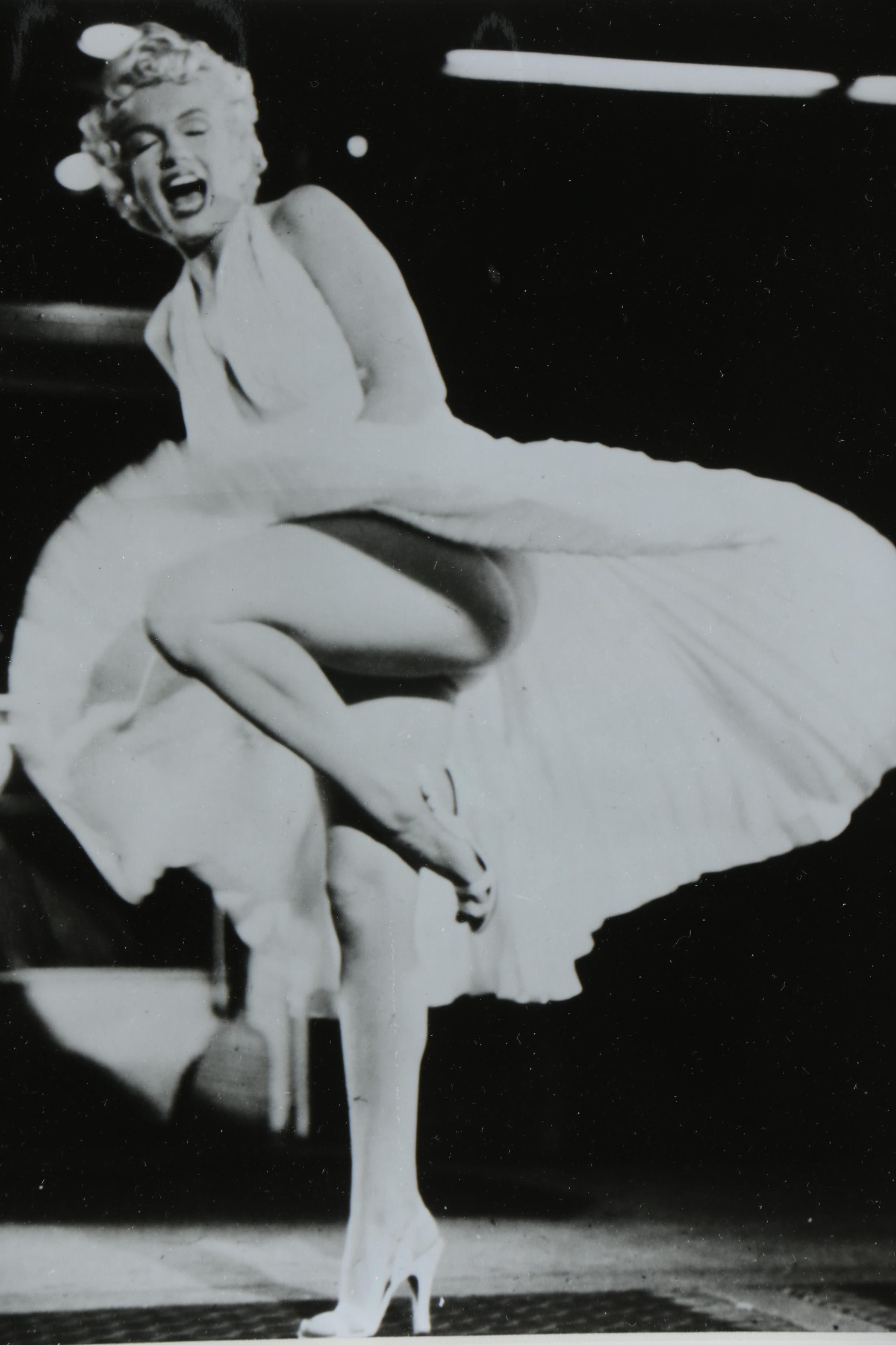 Framed Marilyn Monroe Black-and-White Photo Prints