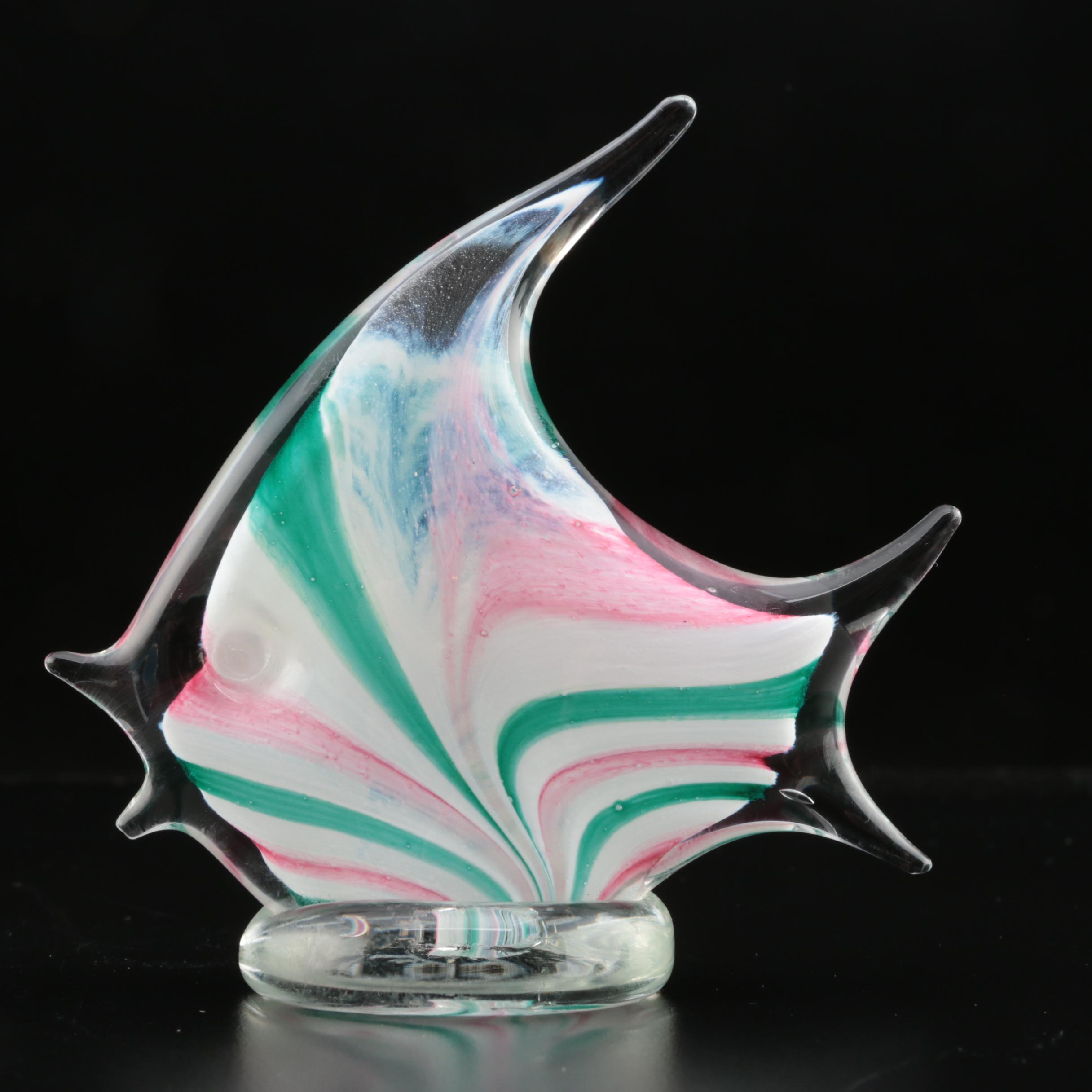 Venetian Art Glass Fish Figurines