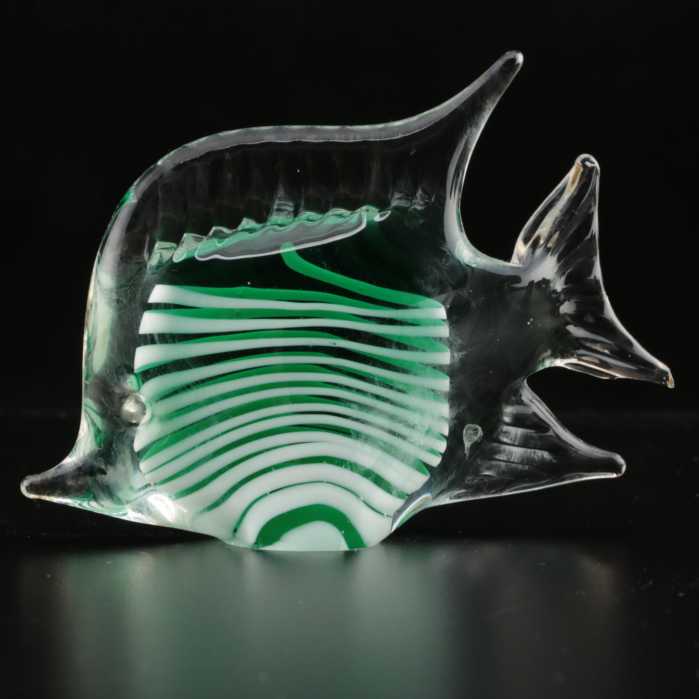 Venetian Art Glass Fish Figurines