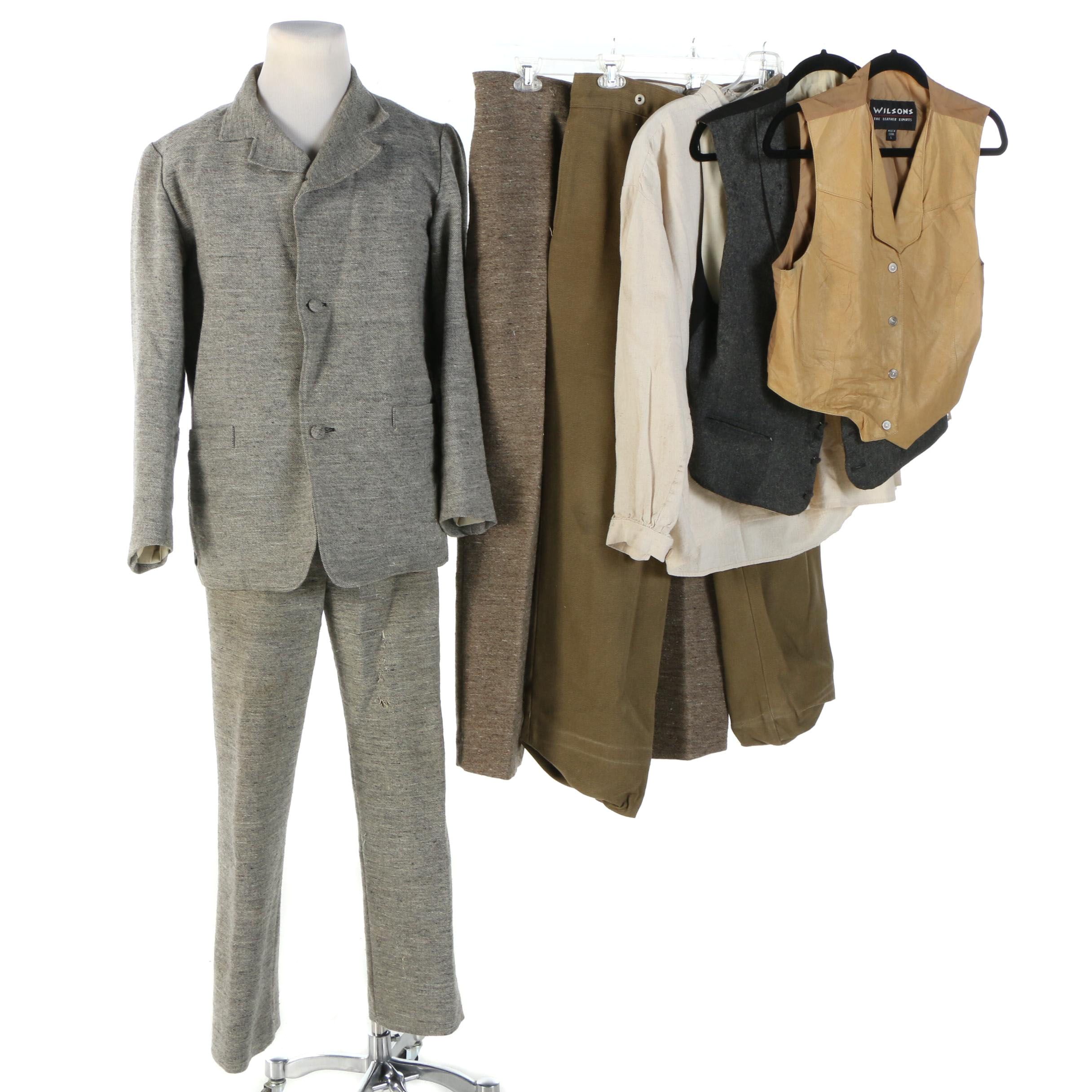 Men's Reenactment Civil War Civilian Suit and Garments