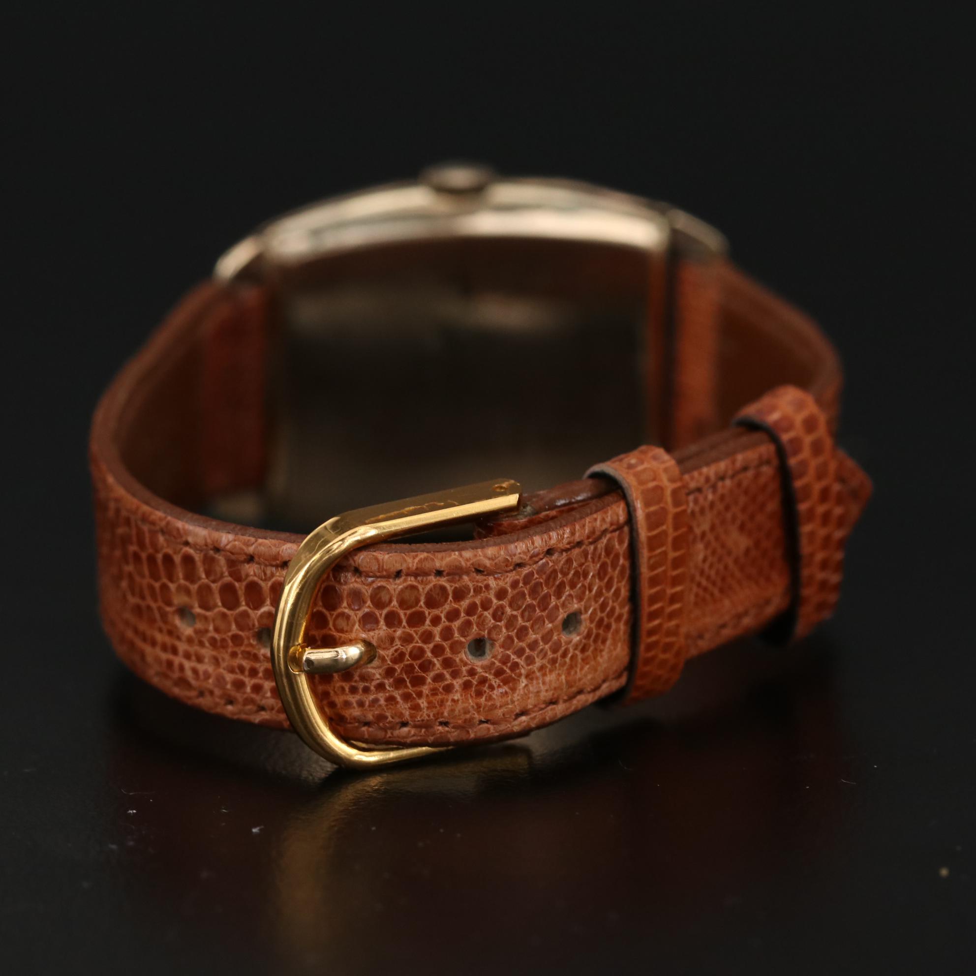 Gruen Flip Top Veri-Thin 10K Gold Filled Stem Wind Watch