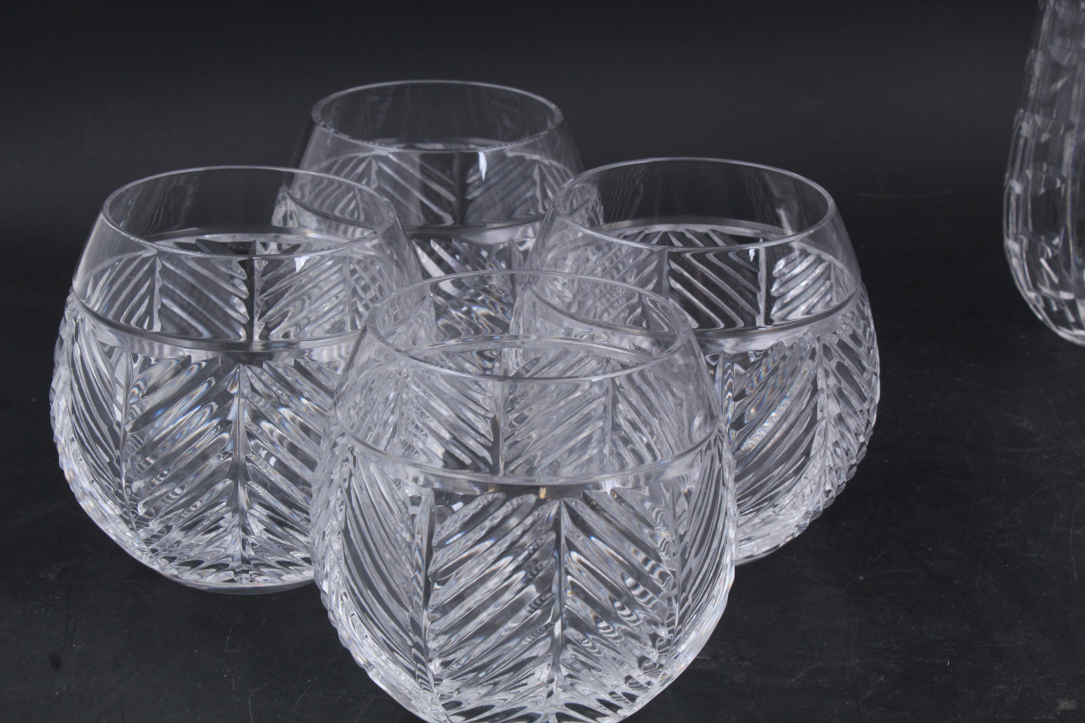 Waterford Crystal, Ralph Lauren and Miroslav Havel Vase and Glasses