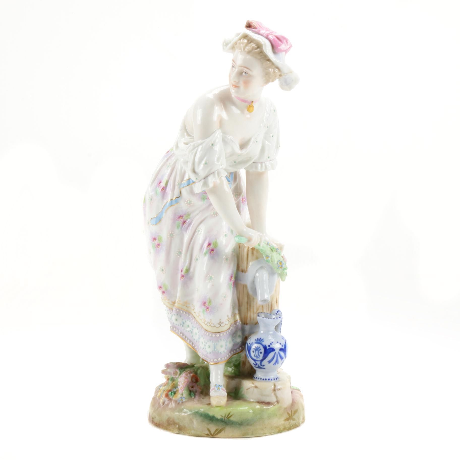 Vion & Baury French Sèvres Porcelain Figurine, 1868-1890