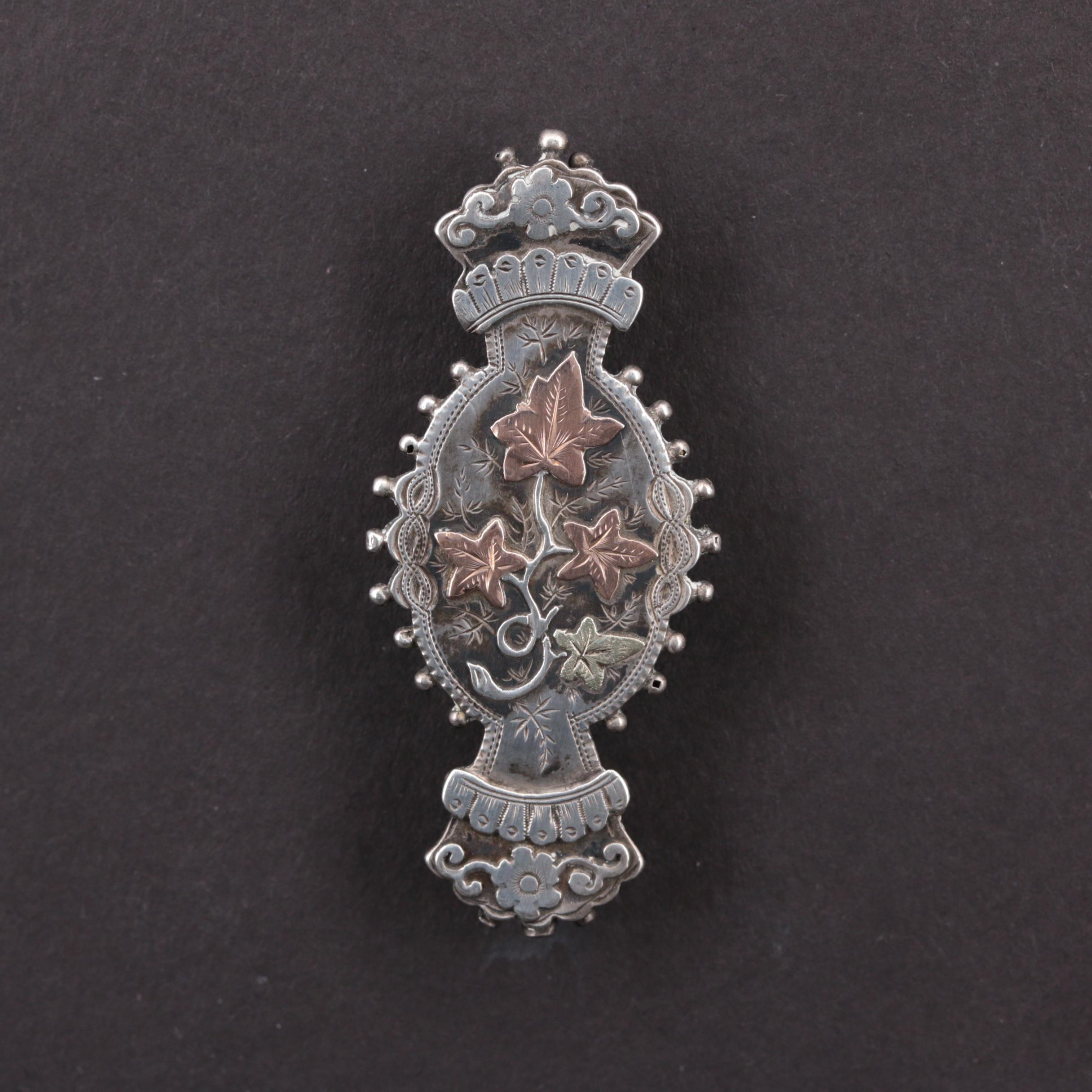 Victorian Sterling Silver Brooches Featuring Sydenham Brothers
