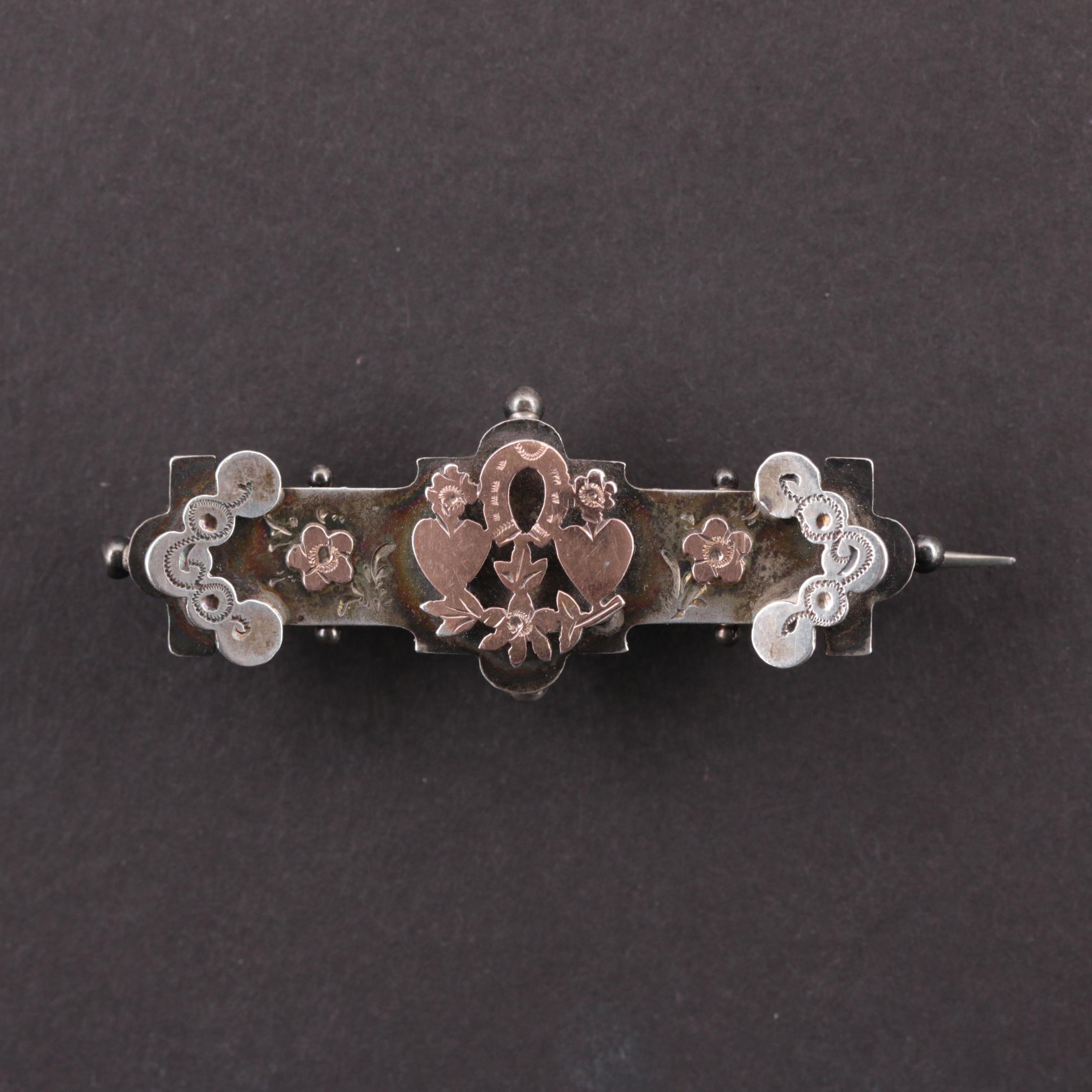 Victorian Sterling Silver Brooches Featuring Sydenham Brothers