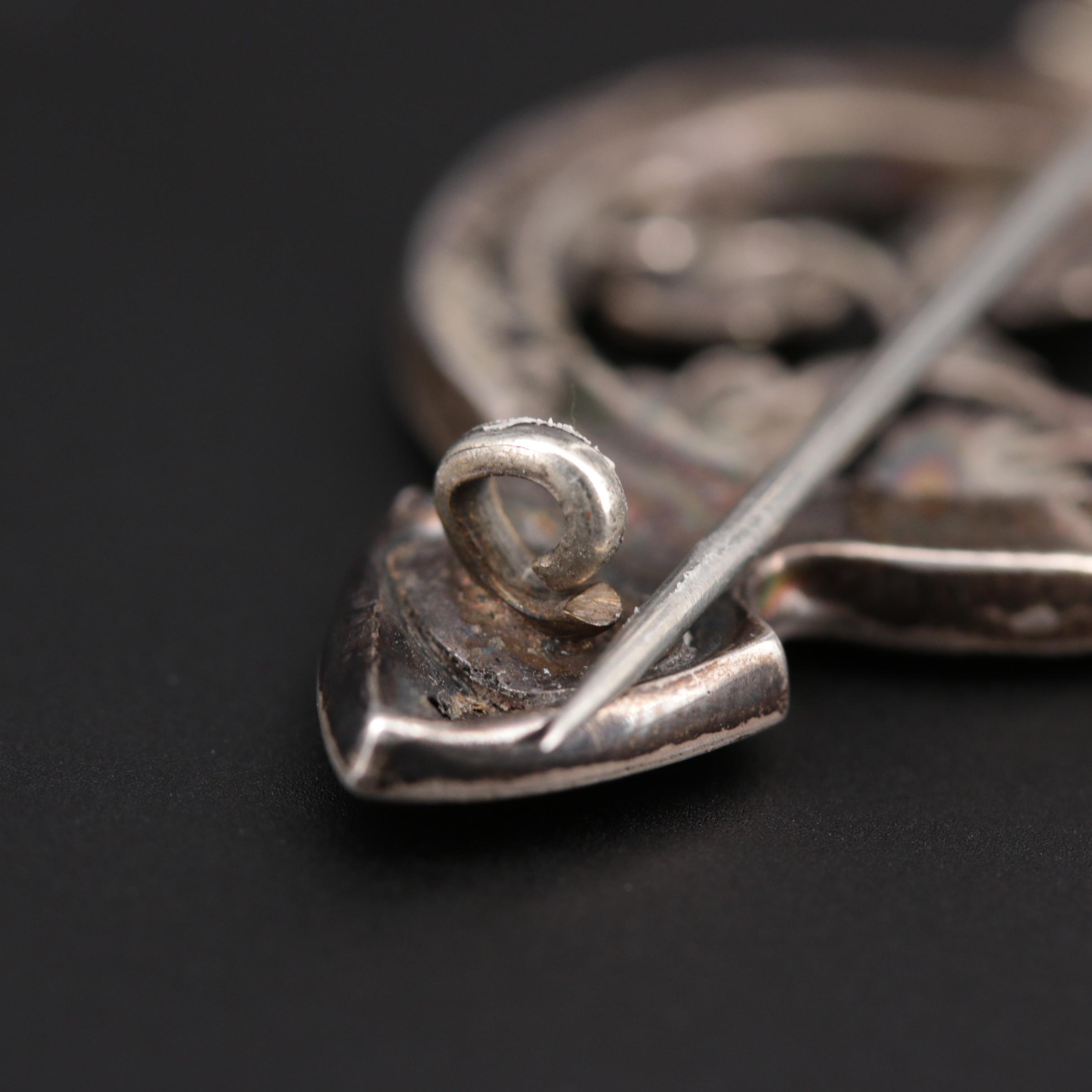 Victorian Sterling Silver Brooches Featuring Sydenham Brothers