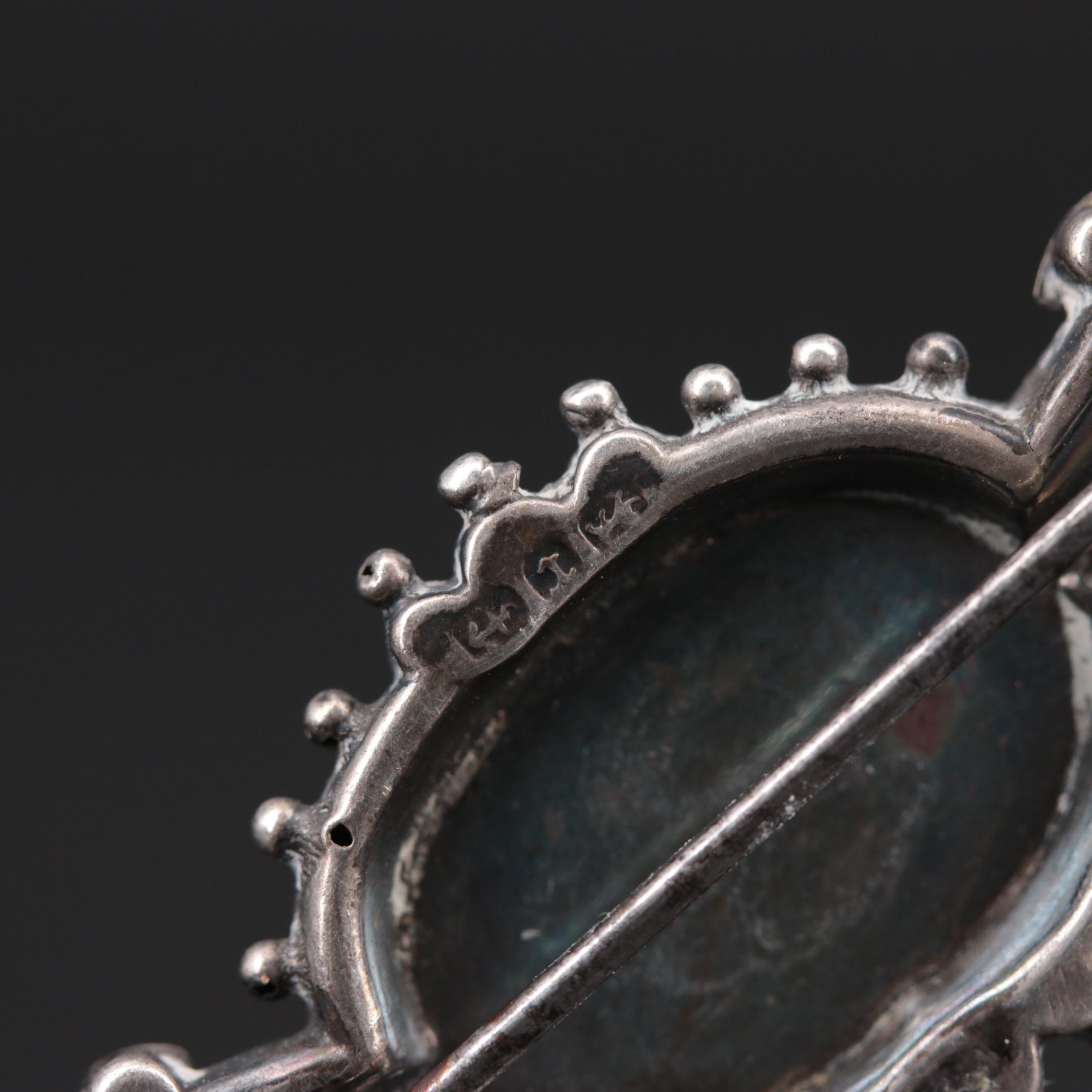 Victorian Sterling Silver Brooches Featuring Sydenham Brothers