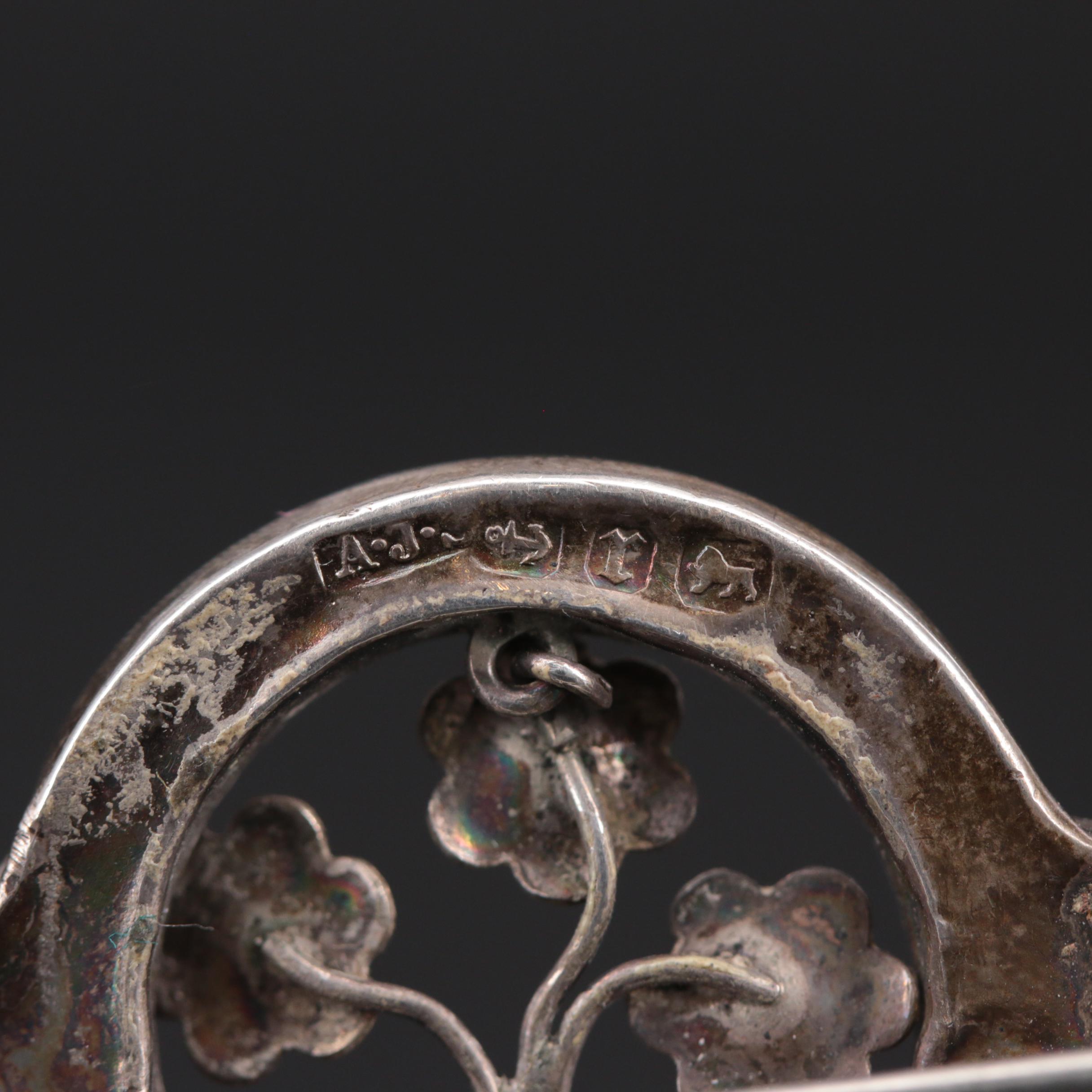 Victorian Sterling Silver Brooches Featuring Sydenham Brothers