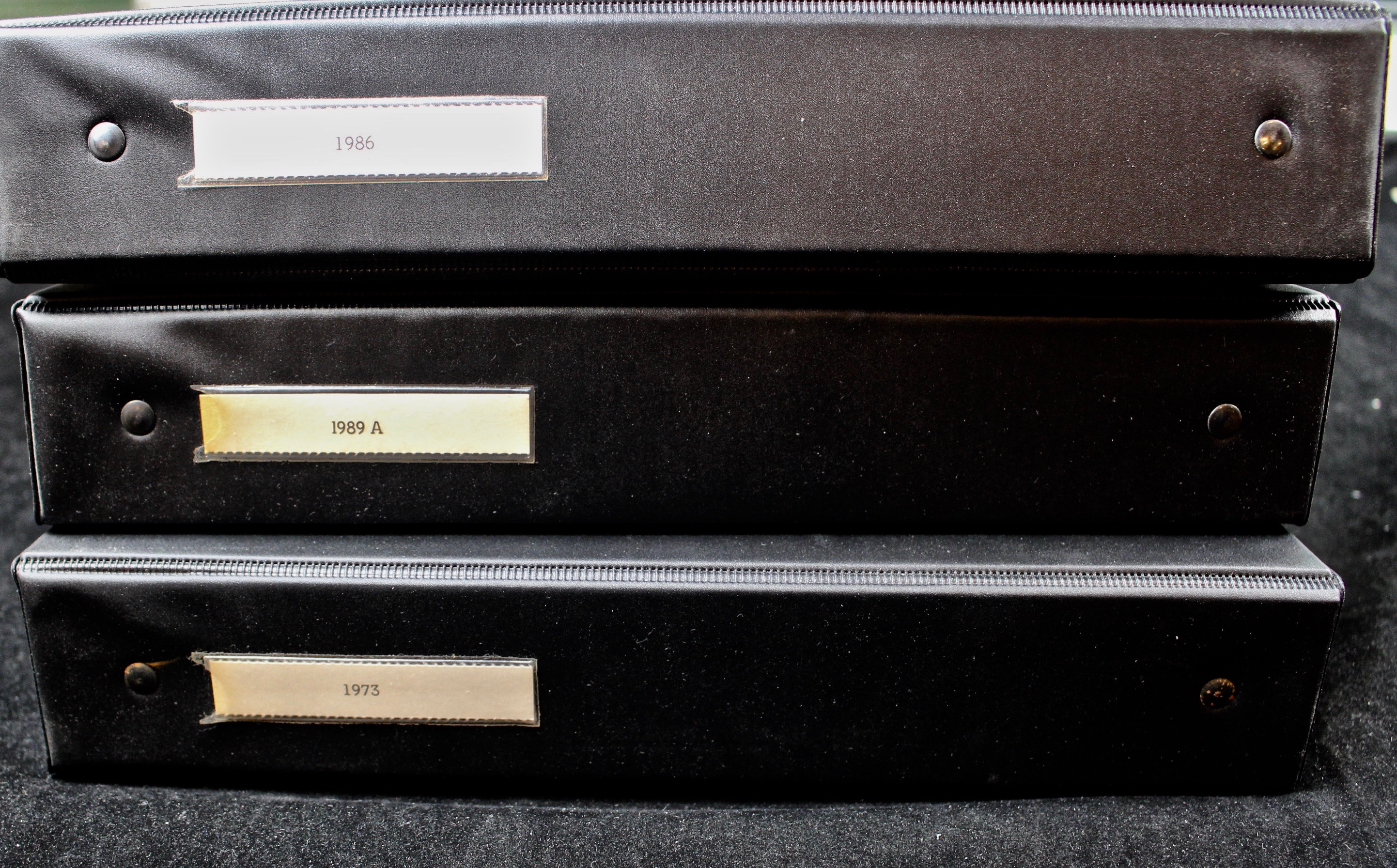 Three Albums of U.S. Postage Stamps and First Day Covers