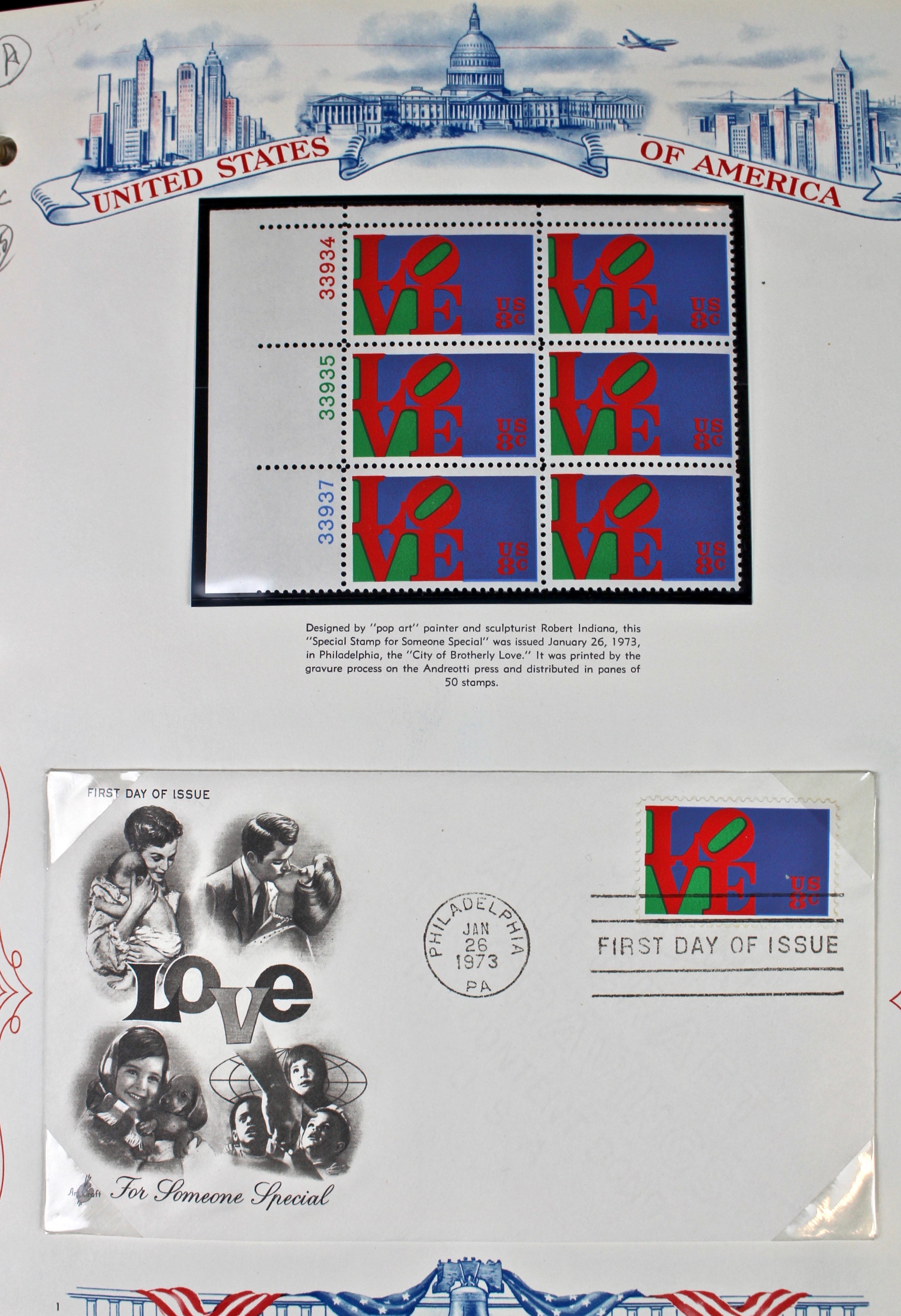 Three Albums of U.S. Postage Stamps and First Day Covers