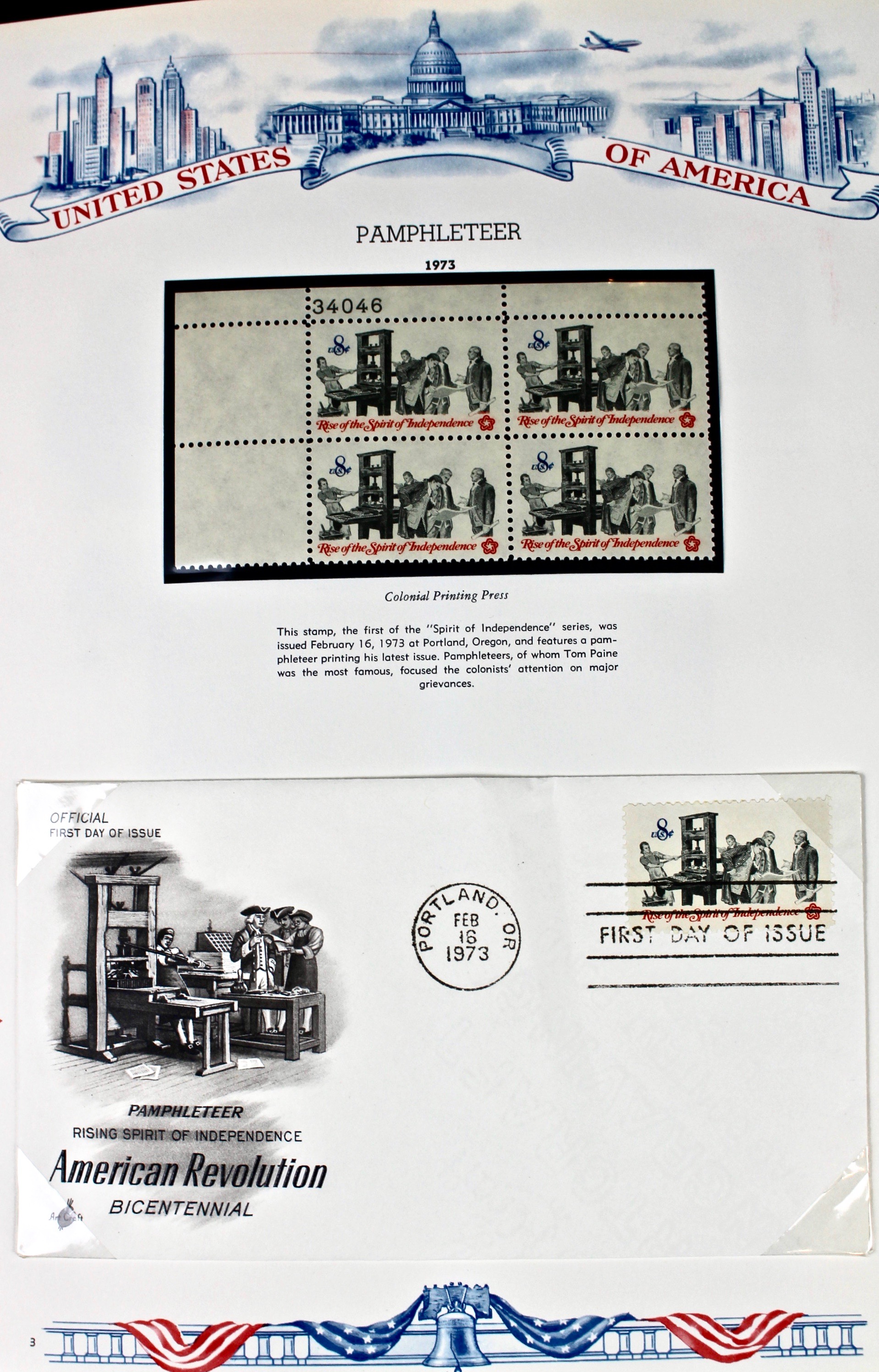Three Albums of U.S. Postage Stamps and First Day Covers