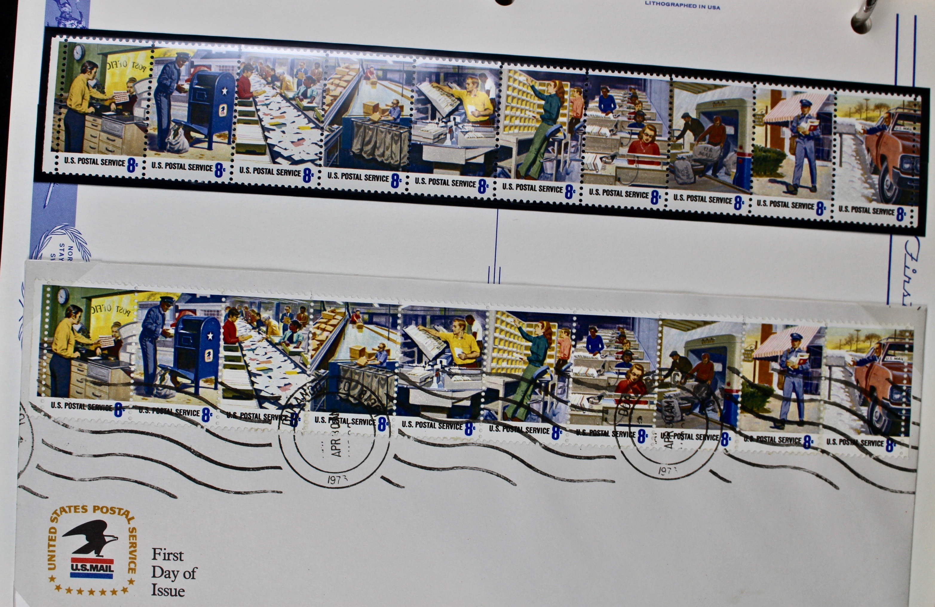 Three Albums of U.S. Postage Stamps and First Day Covers