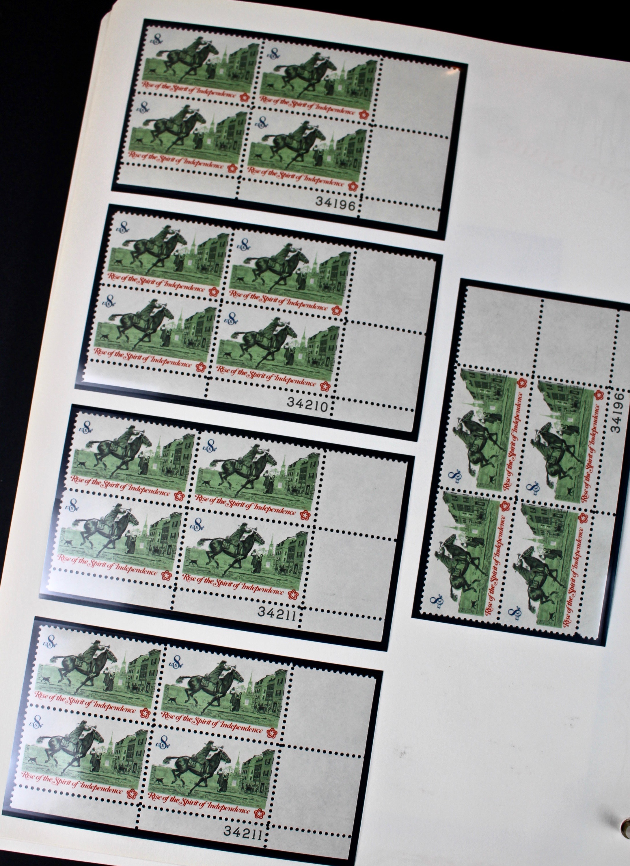 Three Albums of U.S. Postage Stamps and First Day Covers