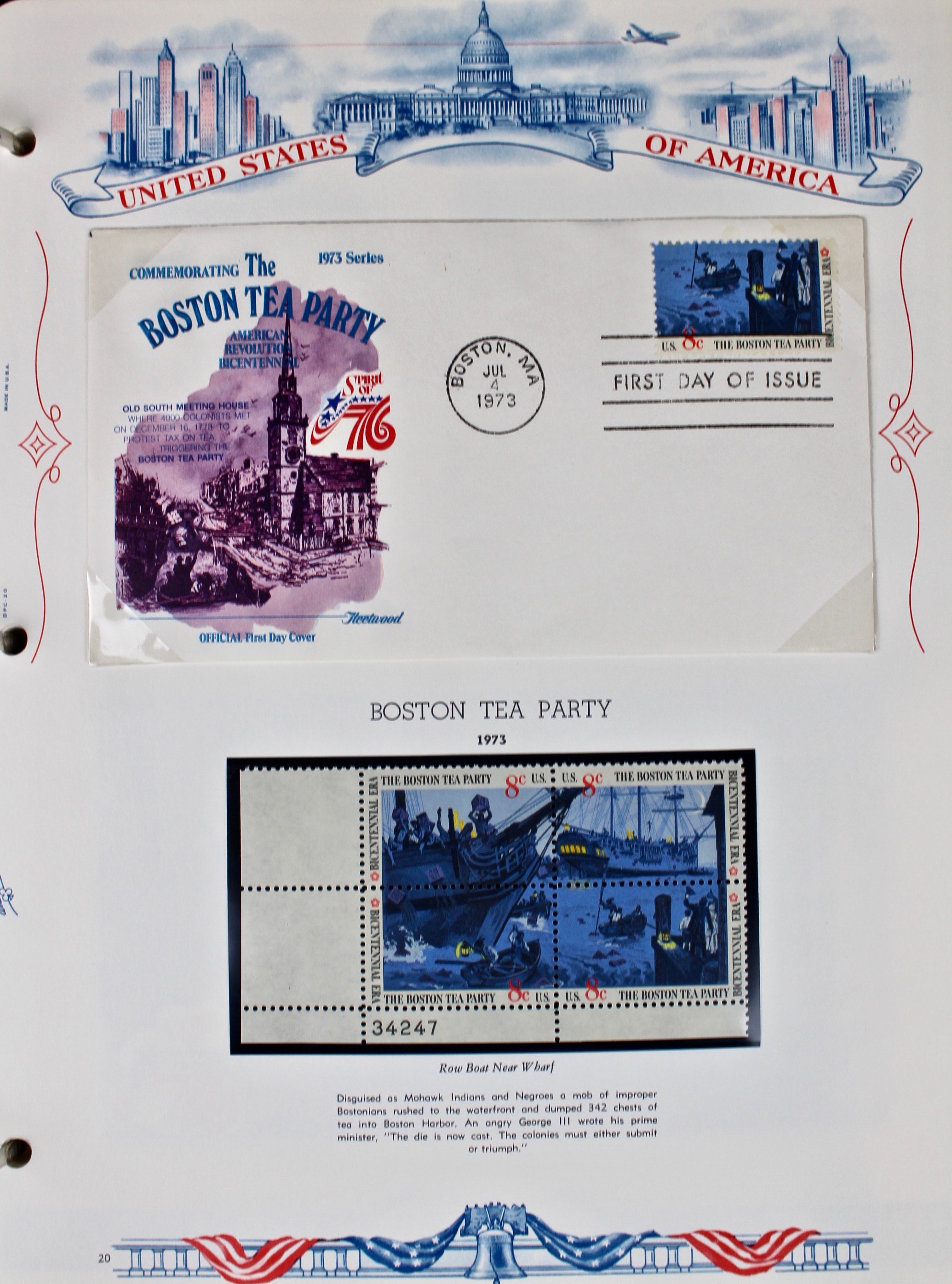 Three Albums of U.S. Postage Stamps and First Day Covers