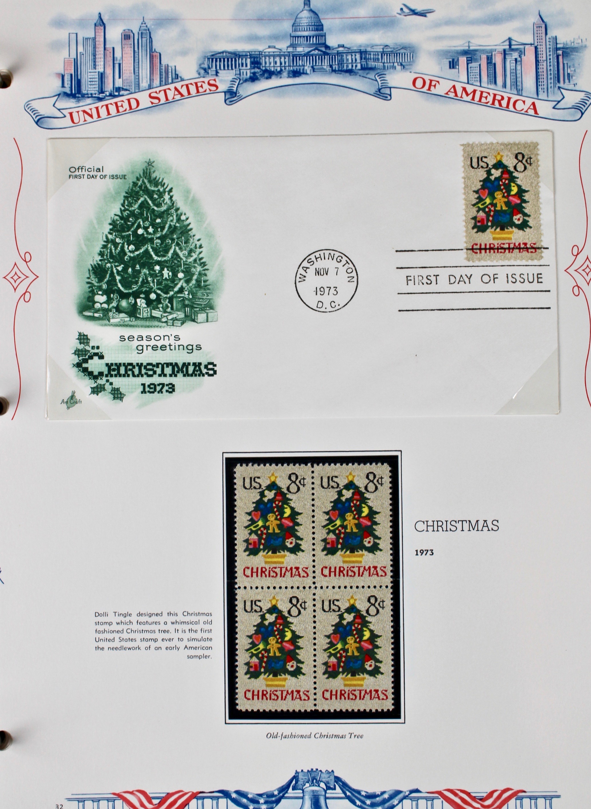 Three Albums of U.S. Postage Stamps and First Day Covers
