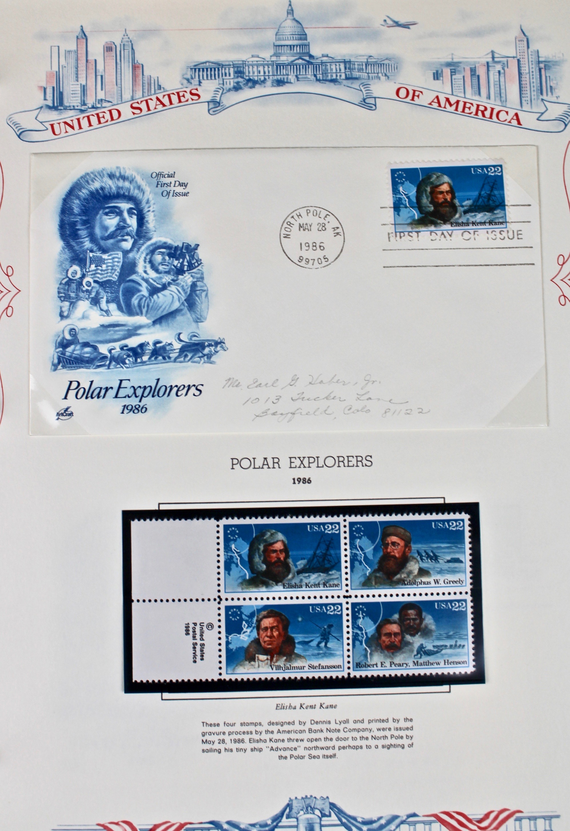 Three Albums of U.S. Postage Stamps and First Day Covers