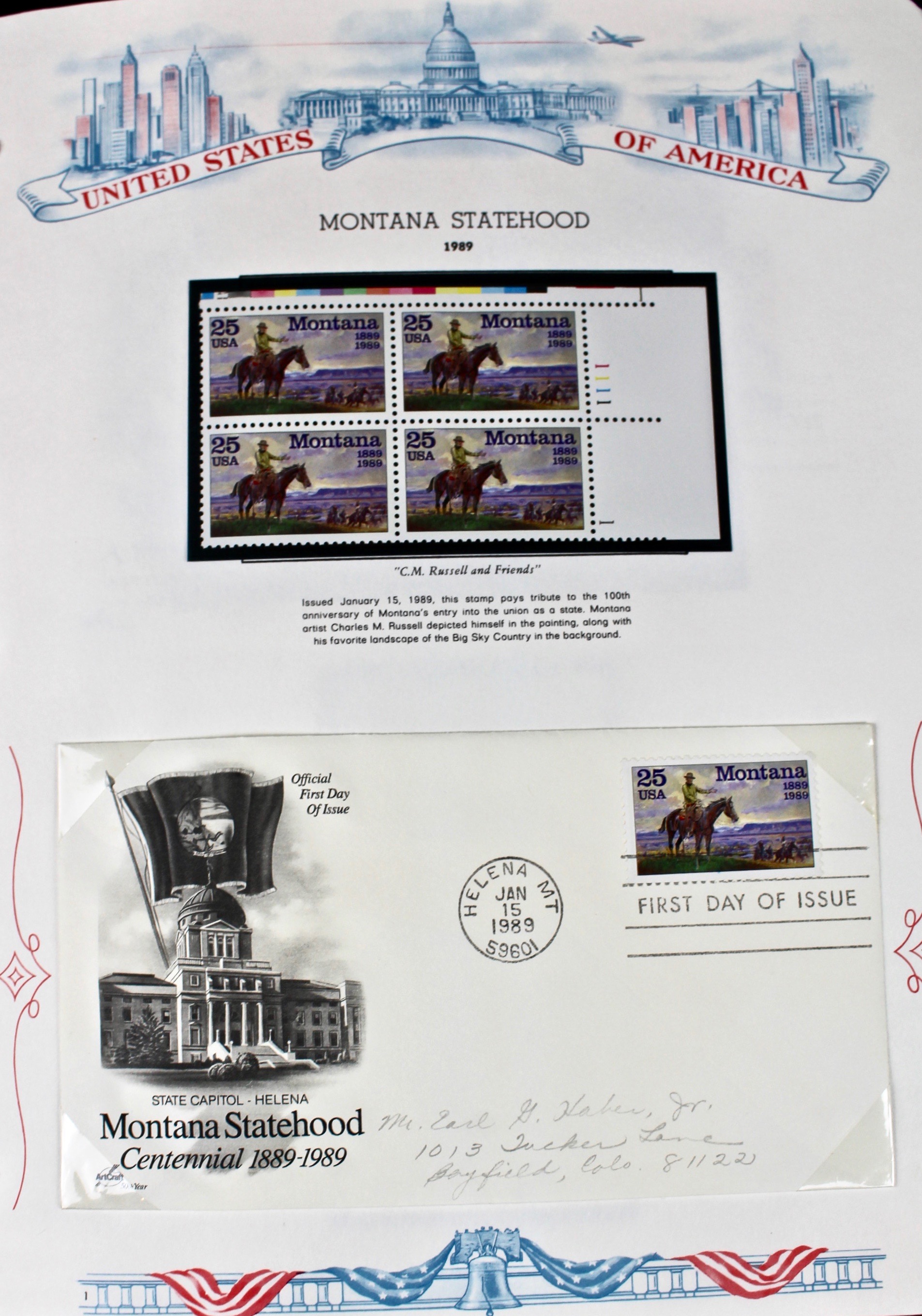Three Albums of U.S. Postage Stamps and First Day Covers