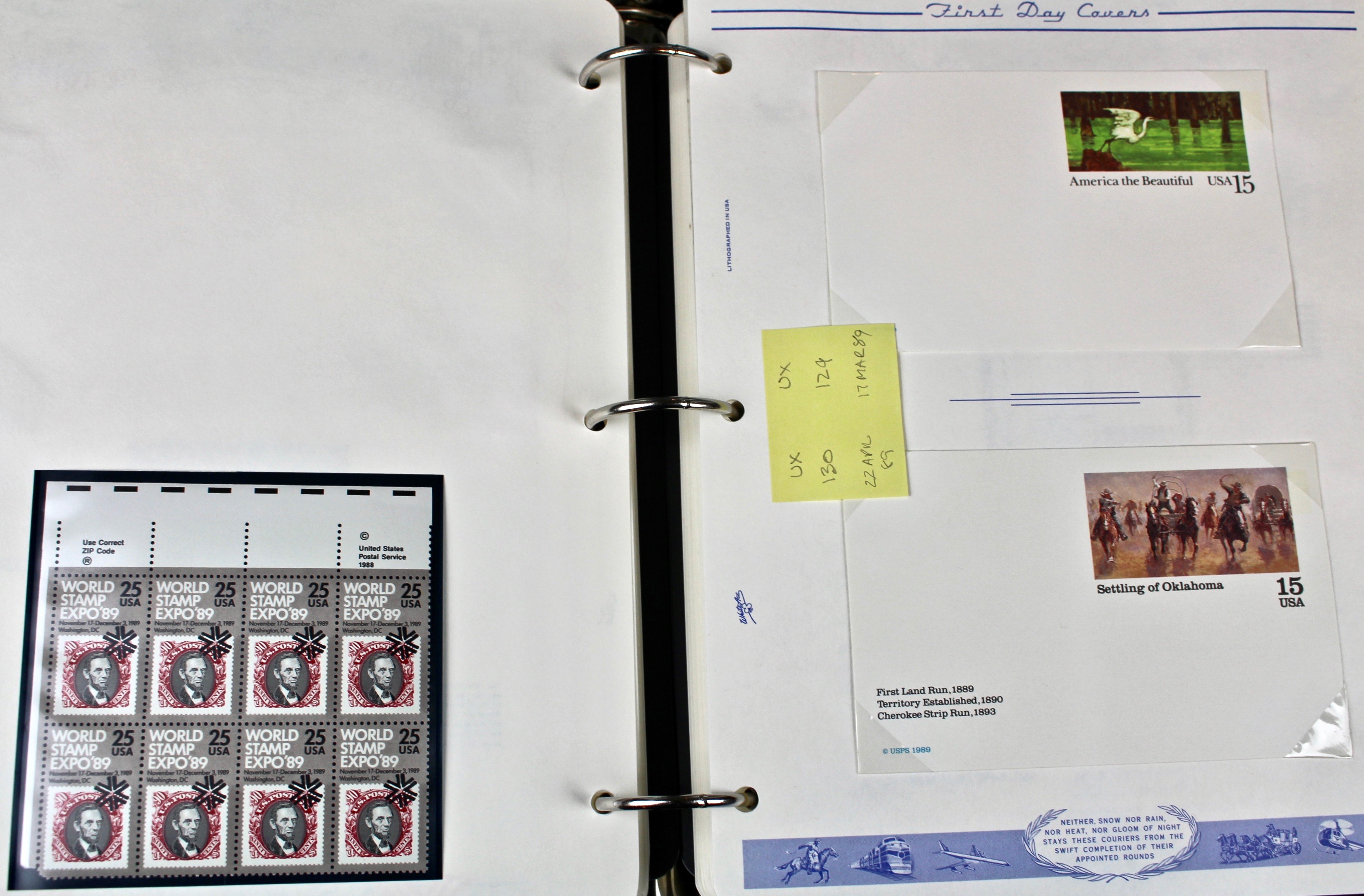 Three Albums of U.S. Postage Stamps and First Day Covers