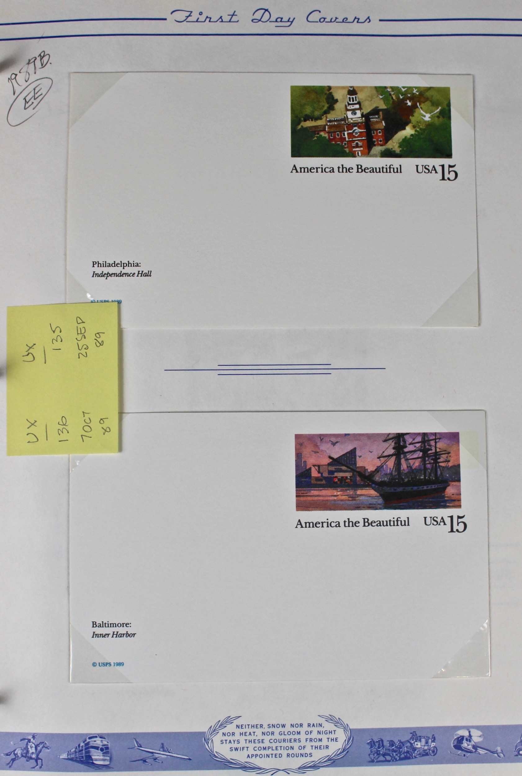 Three Albums of U.S. Postage Stamps and First Day Covers