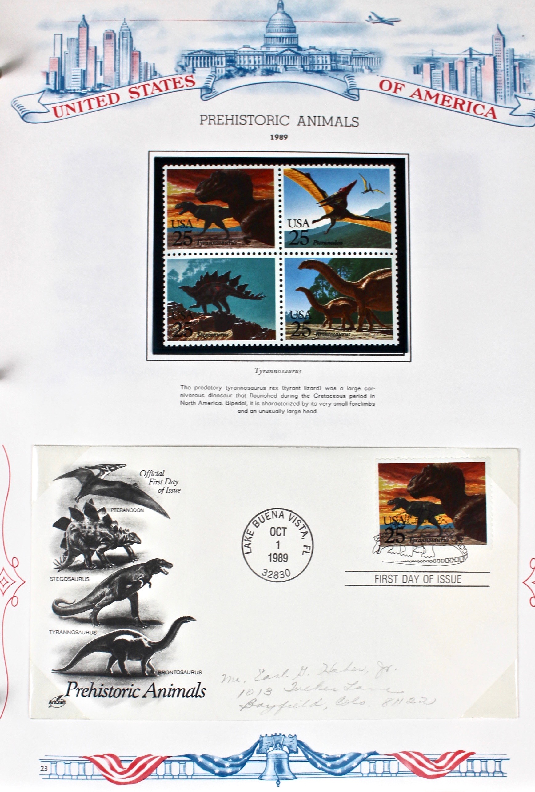 Three Albums of U.S. Postage Stamps and First Day Covers