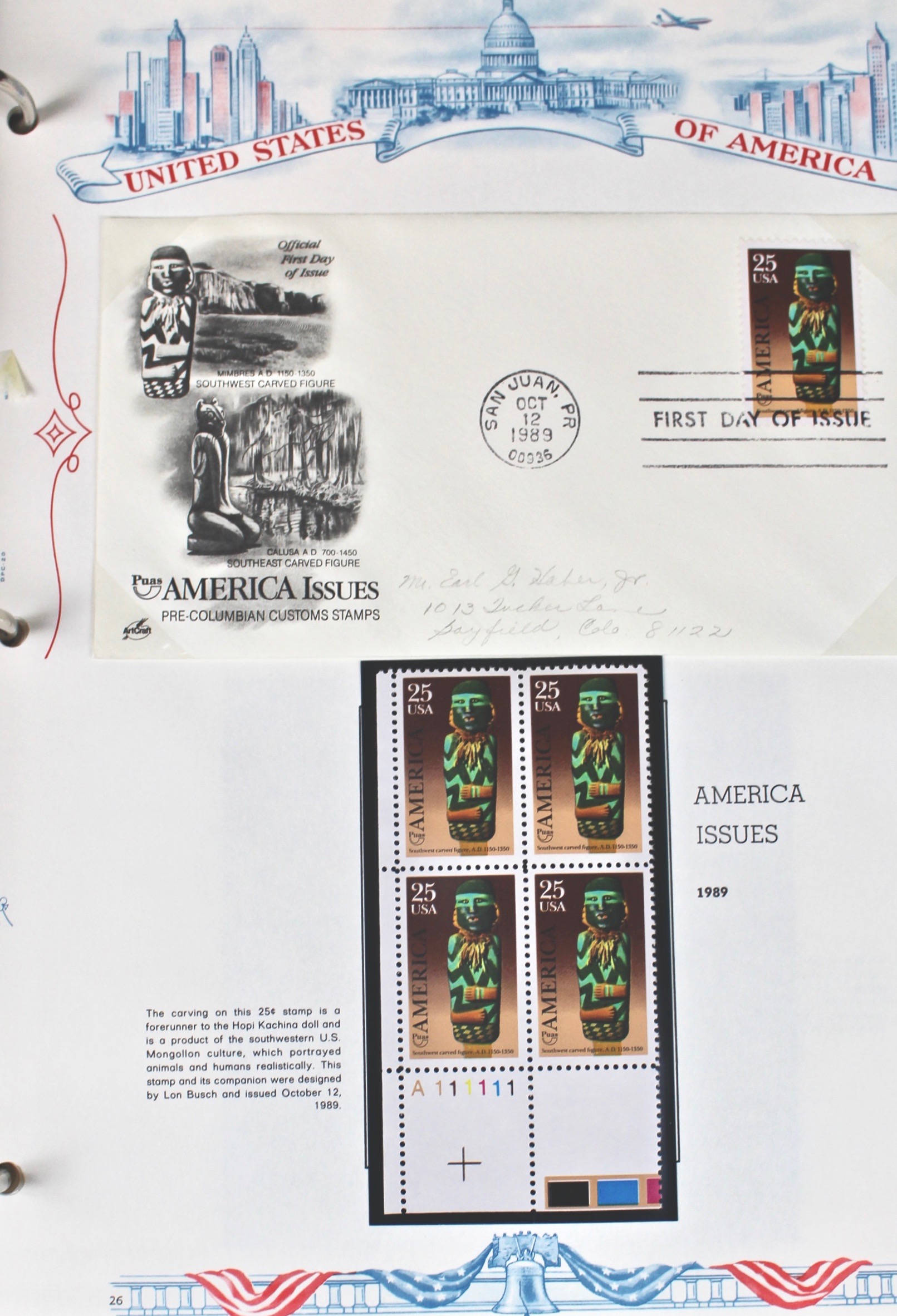 Three Albums of U.S. Postage Stamps and First Day Covers