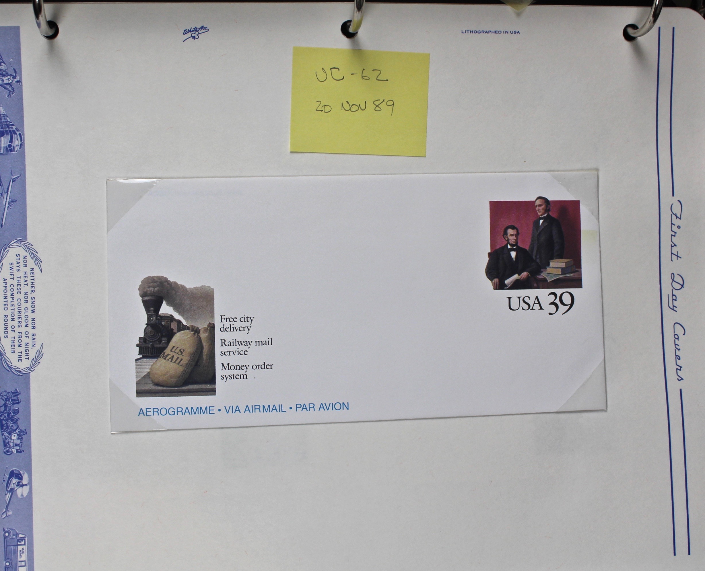 Three Albums of U.S. Postage Stamps and First Day Covers