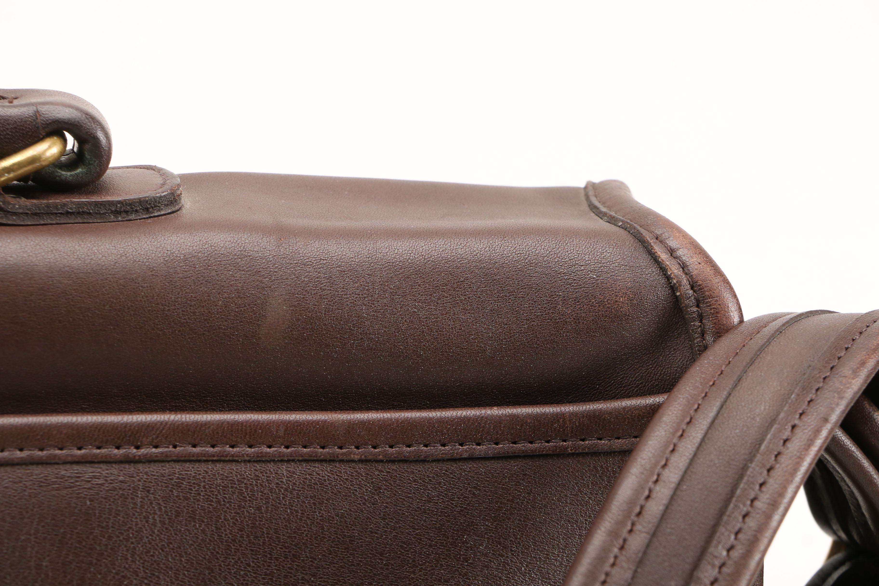 Coach Metropolitan Briefcase in Dark Brown Mocha Leather