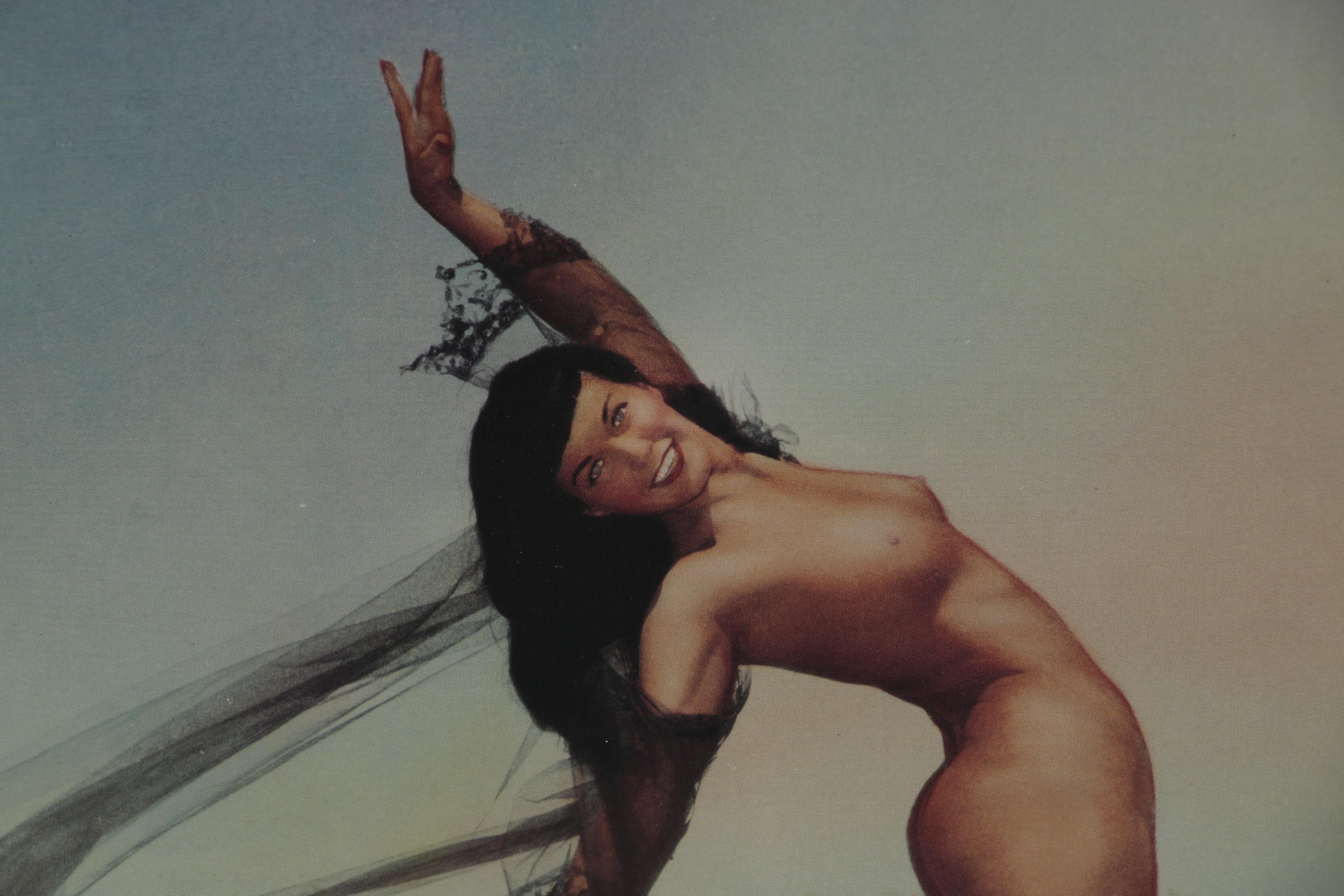 Bunny Yeager Pin-up Offset Lithograph of Bettie Page