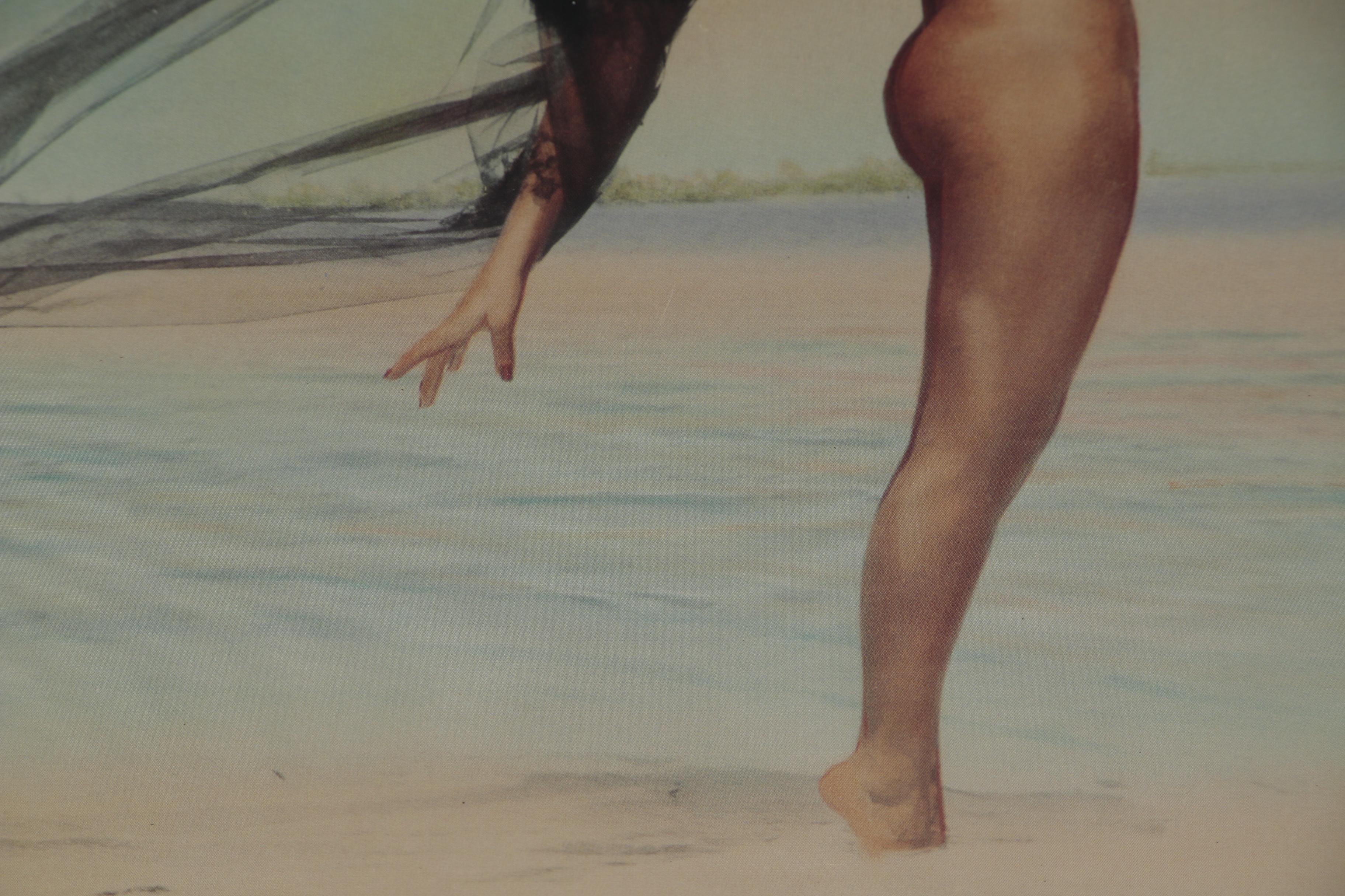 Bunny Yeager Pin-up Offset Lithograph of Bettie Page