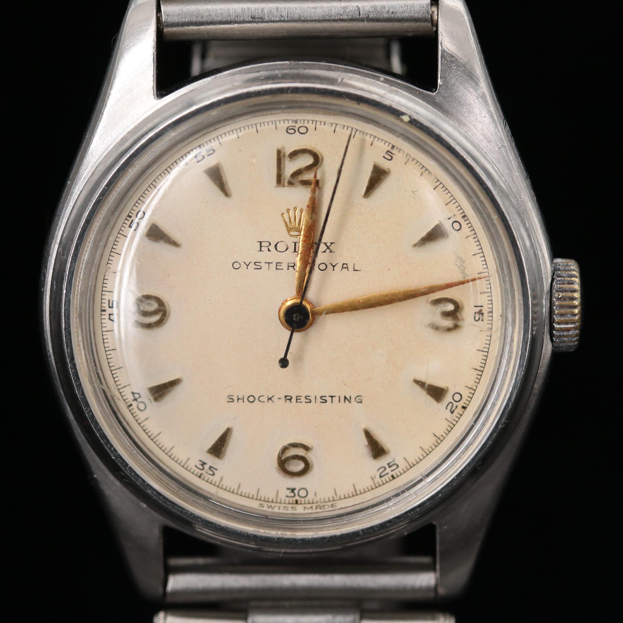 Rolex Oyster Royal 6044 Stainless Steel Watch, Circa 1948