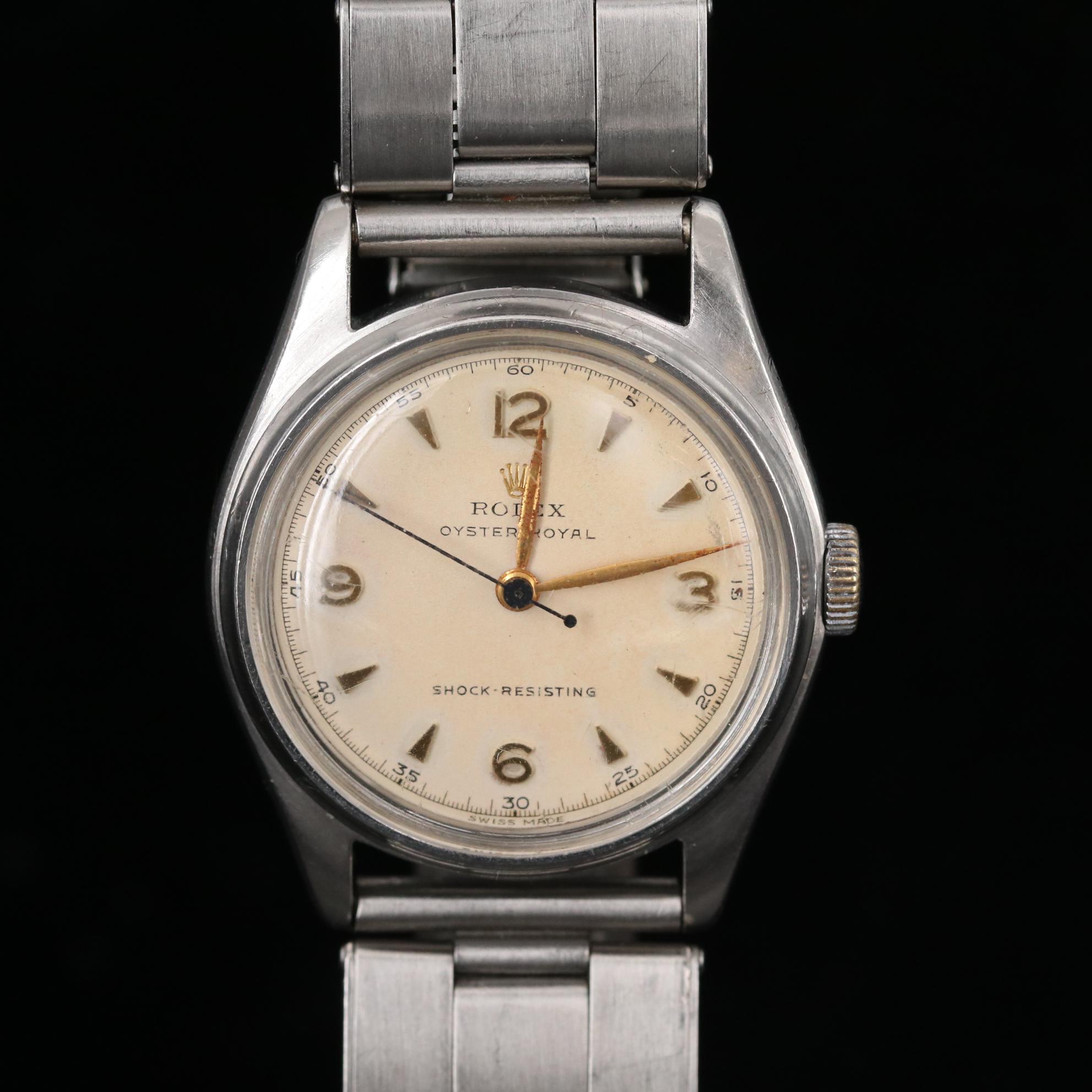 Rolex Oyster Royal 6044 Stainless Steel Watch, Circa 1948