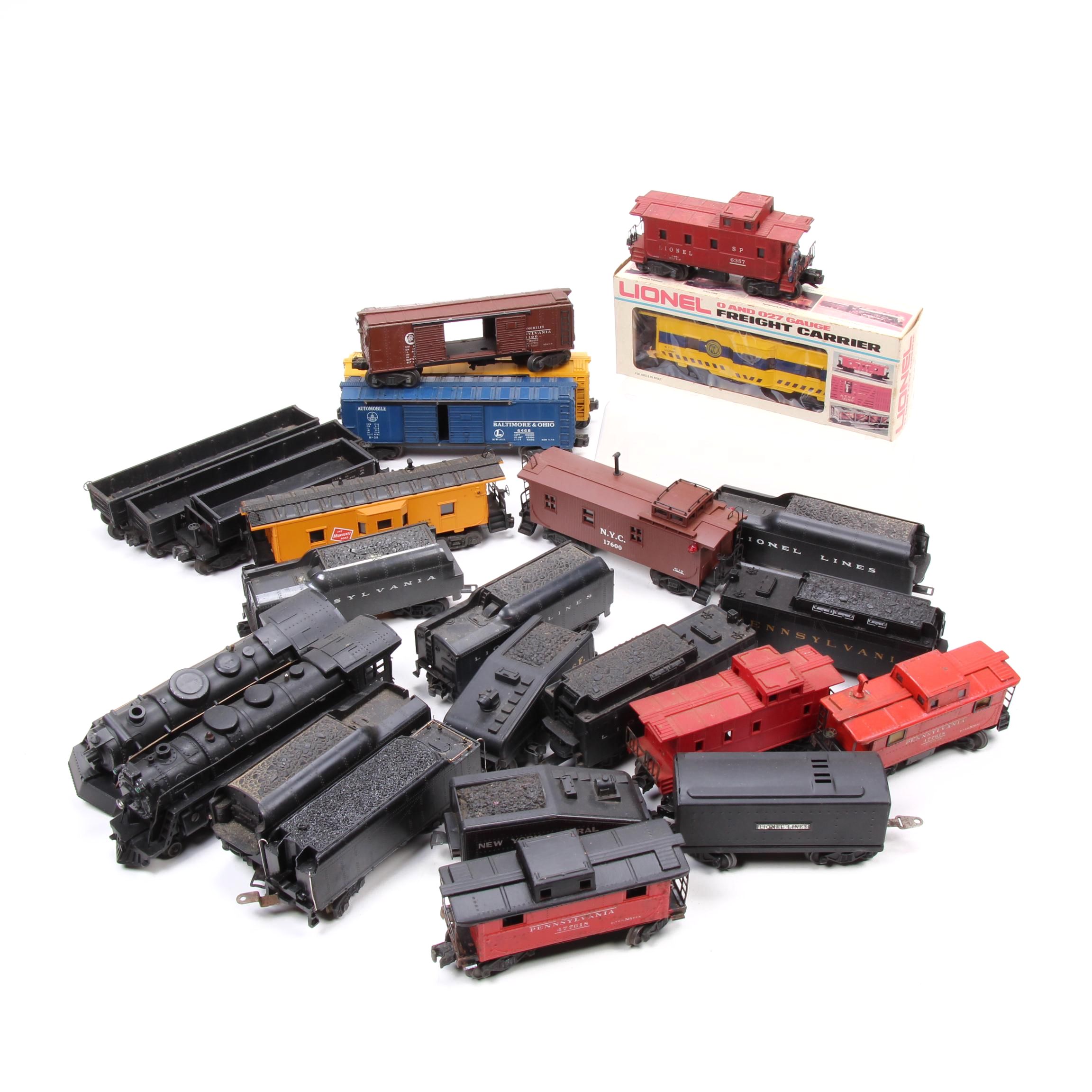 Lionel O Gauge Model Trains with Locomotives, Vintage