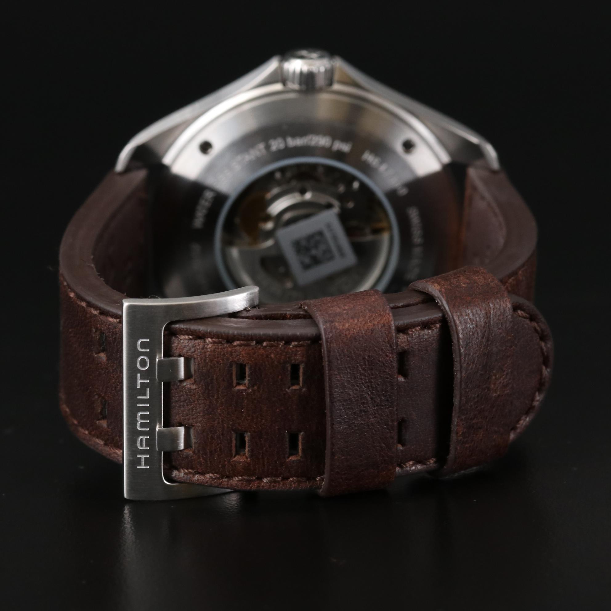 Hamilton Khaki Pilot Schott NYC Ltd. Edition Stainless Steel Watch