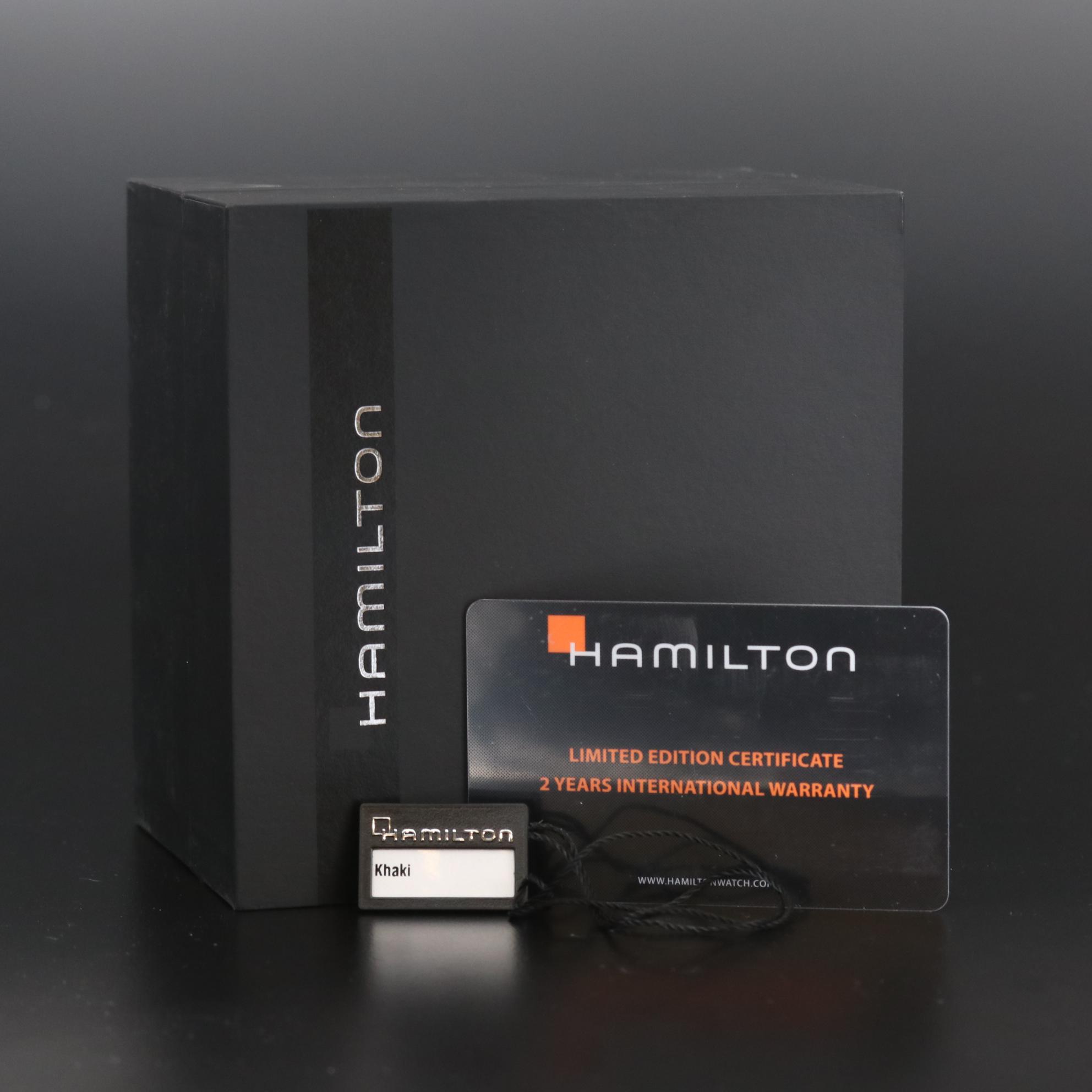 Hamilton Khaki Pilot Schott NYC Ltd. Edition Stainless Steel Watch