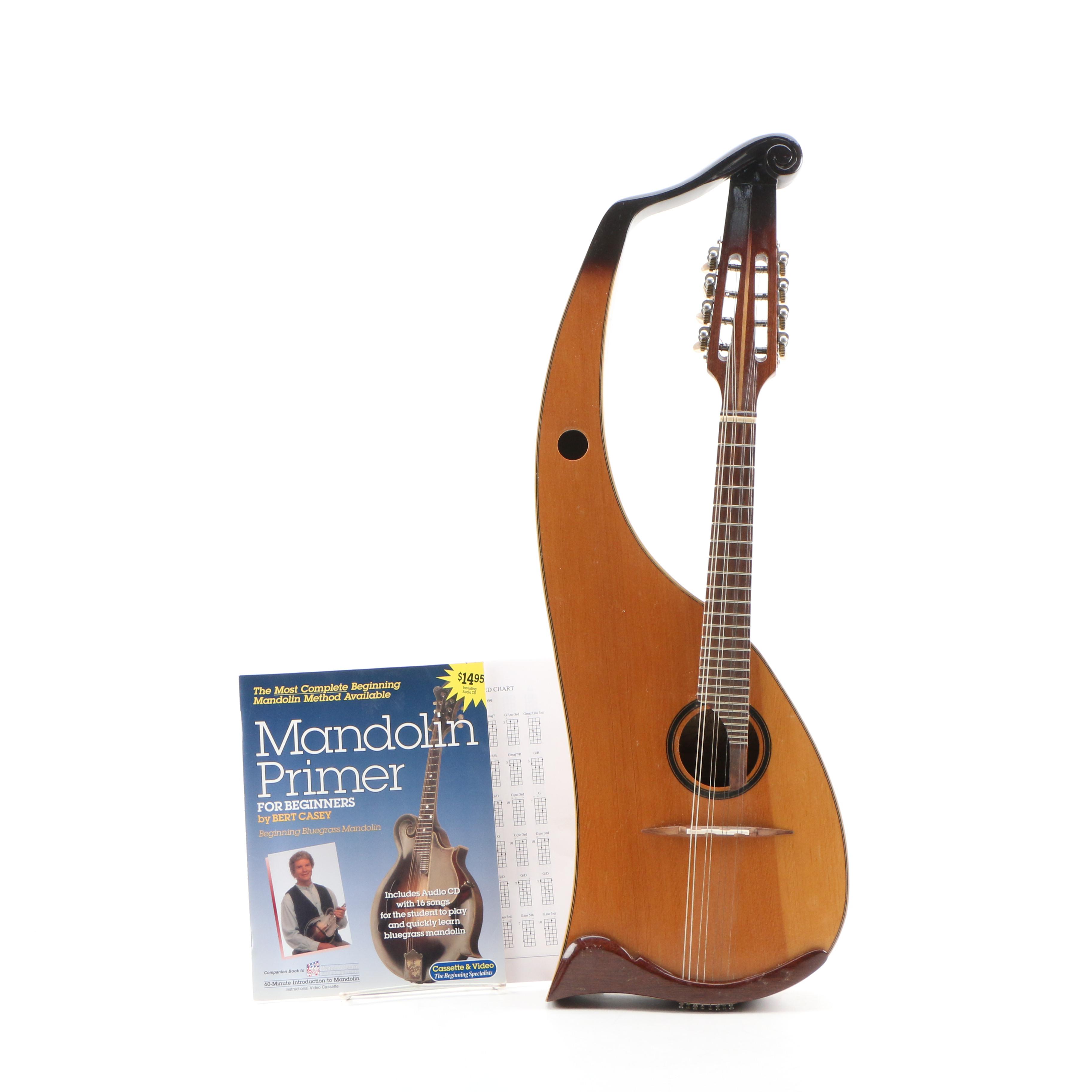 Musikalia Model 610 T "Lyre" Mandolin with Mandolin and Mandola Sheet Music